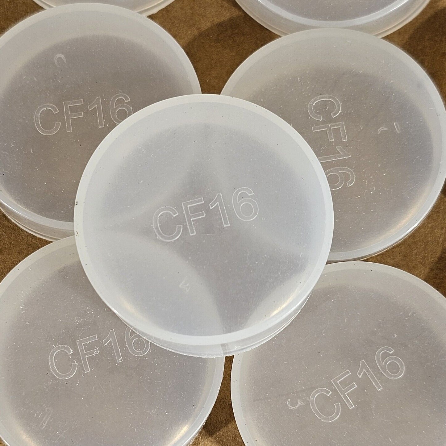 DN16CF 1.33" CF Conflat Flange Protector Cap Knife Edge Guard Plastic PE 10-Pack
