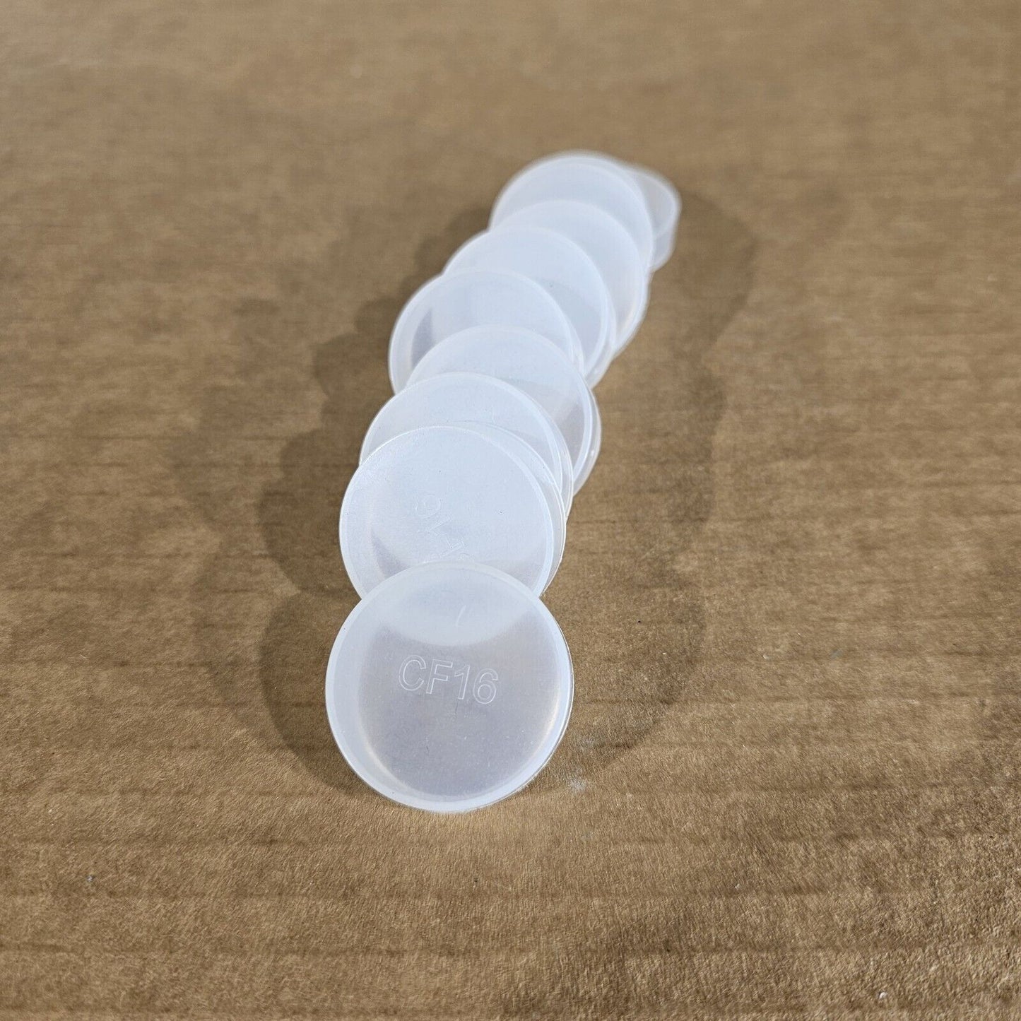 DN16CF 1.33" CF Conflat Flange Protector Cap Knife Edge Guard Plastic PE 10-Pack