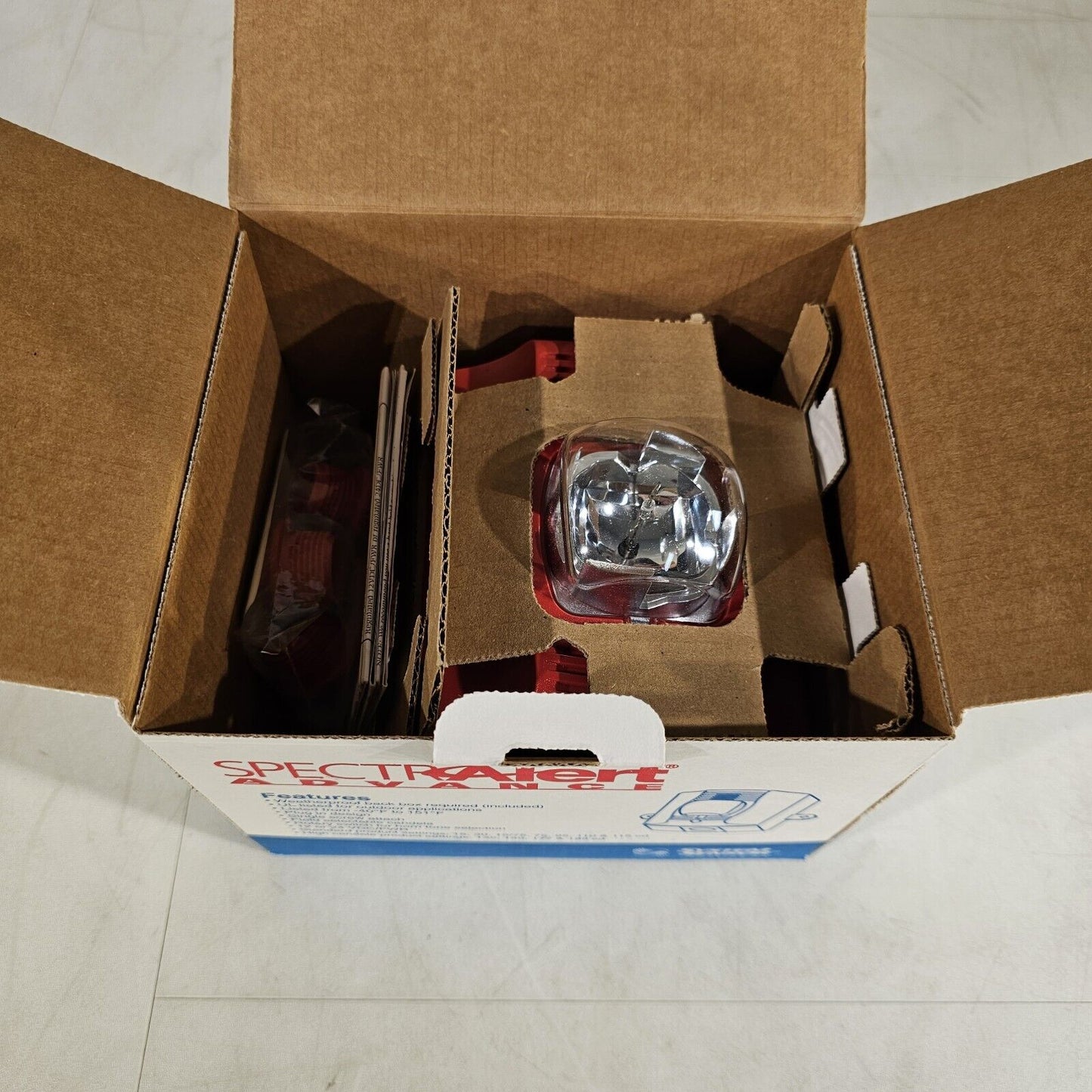 SpectrAlert System Sensor P2RK-P Fire Alarm Horn/Strobe 12/24 VDC Outdoor Red