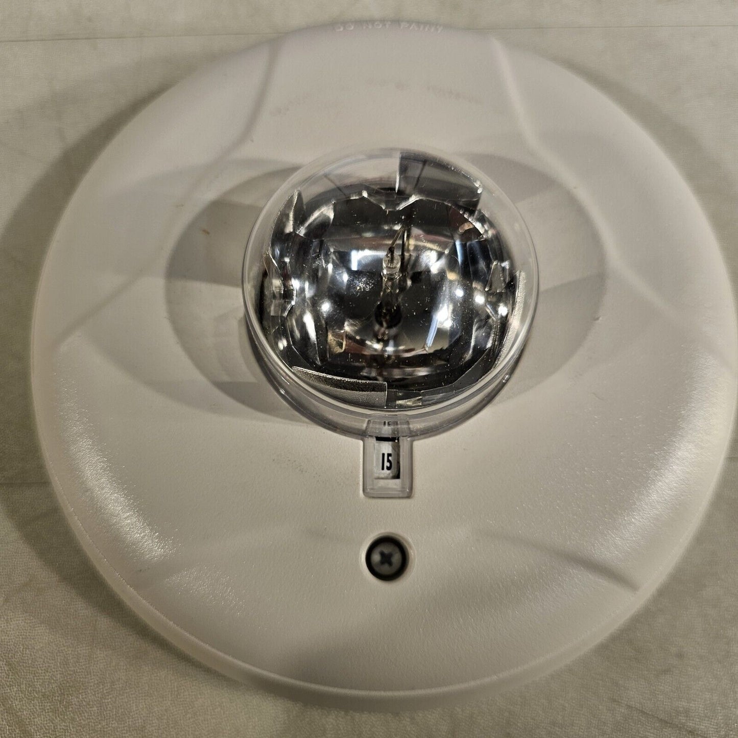 System Sensor SpectrAlert Advance SCW-P Fire Alarm Strobe Ceiling STD CD WHITE