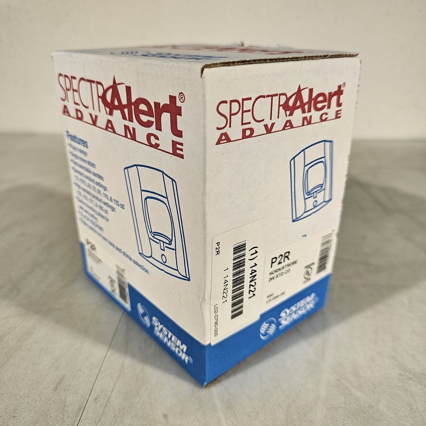 System Sensor SpectrAlert Advance P2R Horn Strobe Fire Alarm 2W STD CD Honeywell