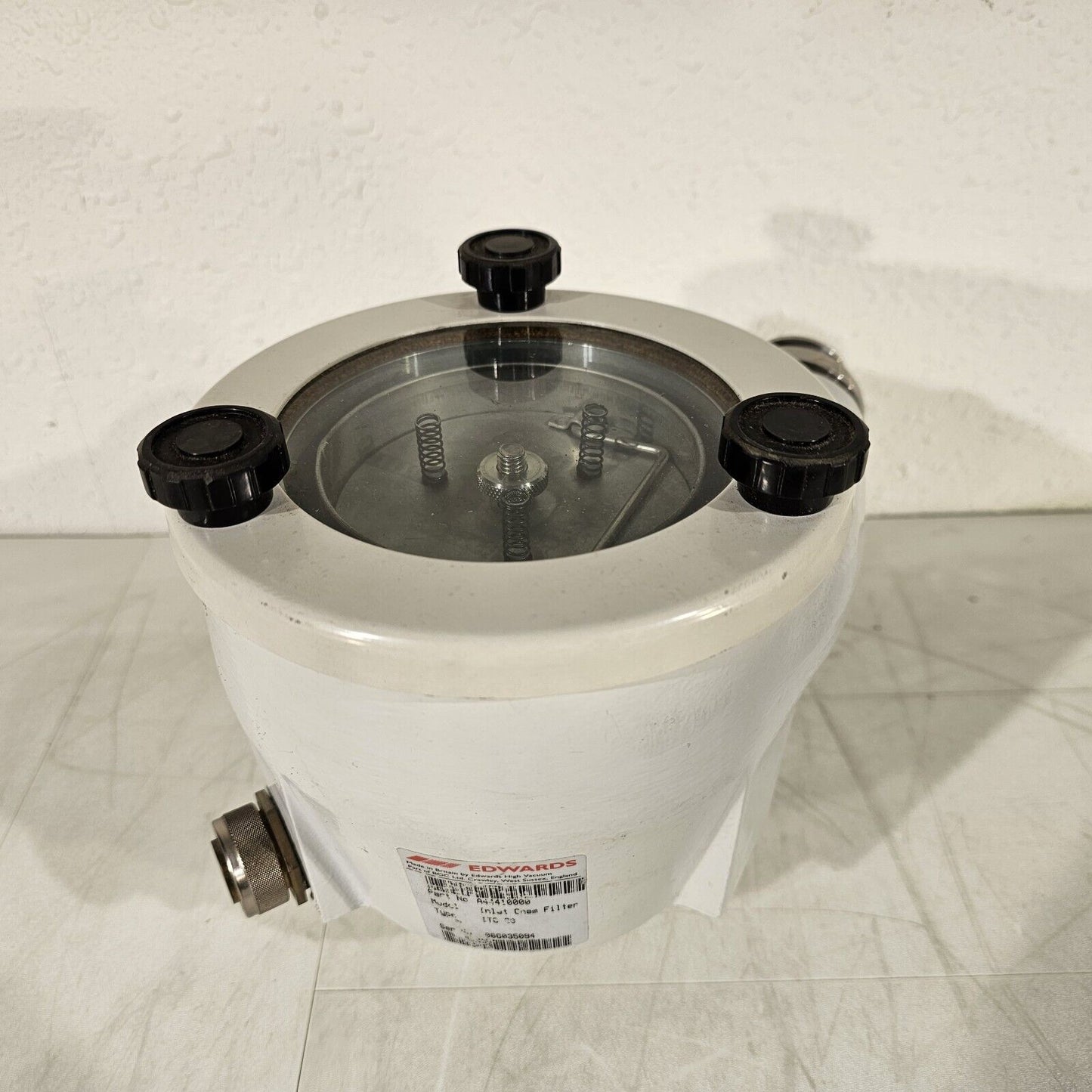 Edwards ITC20 Inlet Chemical Trap KF25 NW25 Vacuum Pump Pre-Filter ITC20K ITC 20