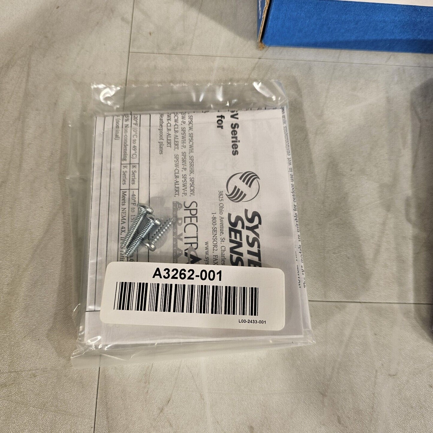 System Sensor SpectrAlert SPSCW Ceiling Speaker Strobe Wh Fire Alarm Honeywell