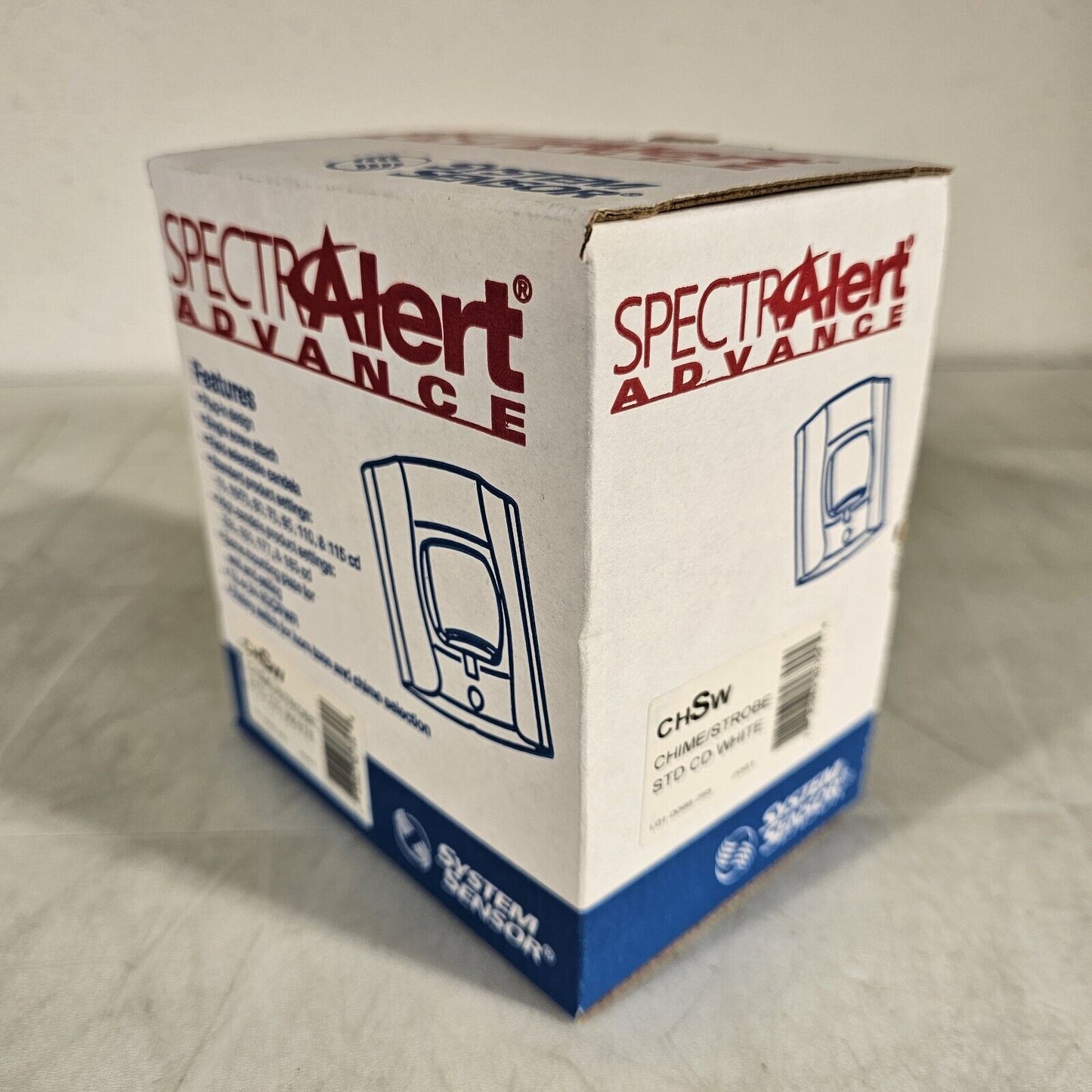 System Sensor SpectrAlert CHSW Chime/Strobe STD CD White Fire Alarm Honeywell