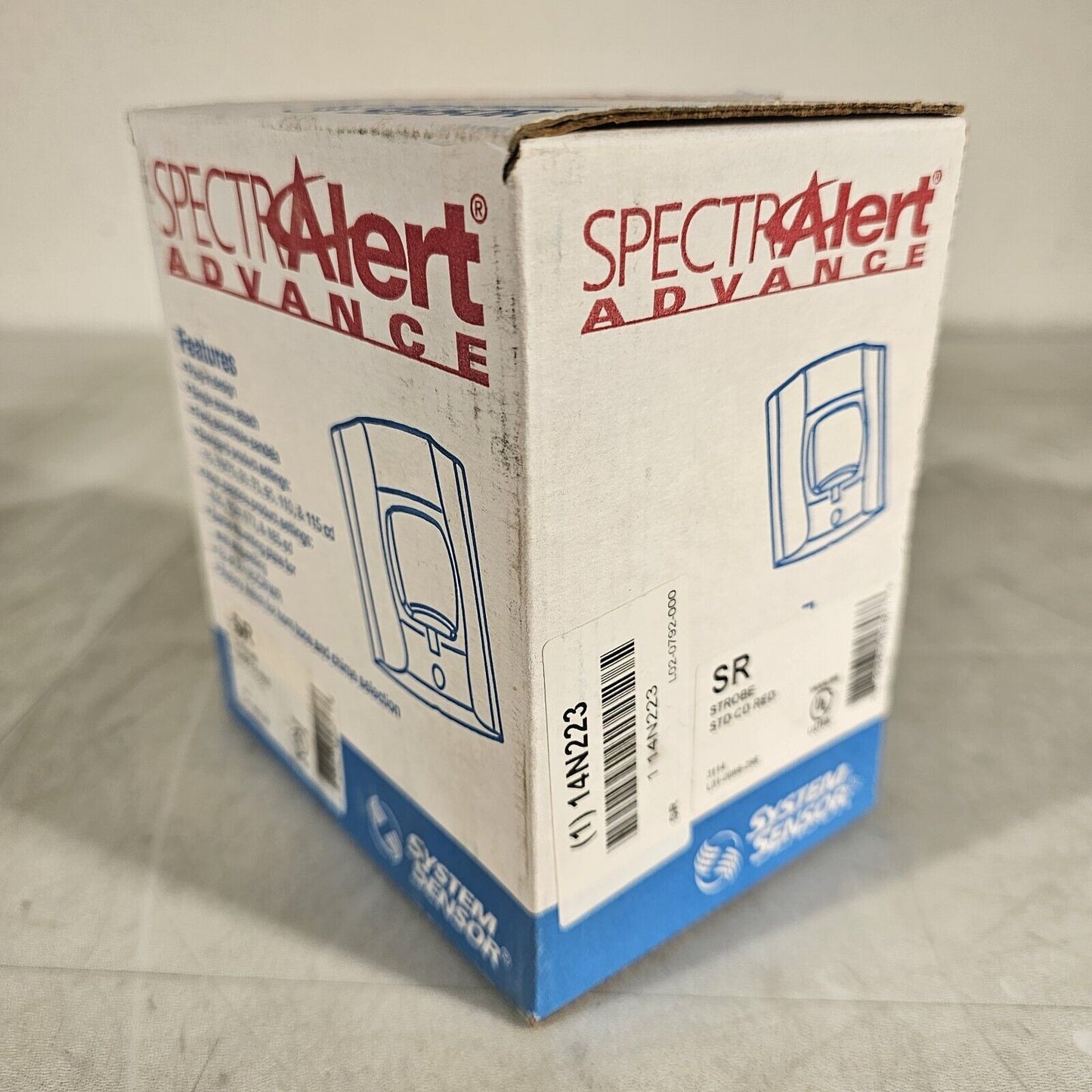 System Sensor SpectrAlert SR Fire Alarm Strobe Wall Red STD Candela Honeywell