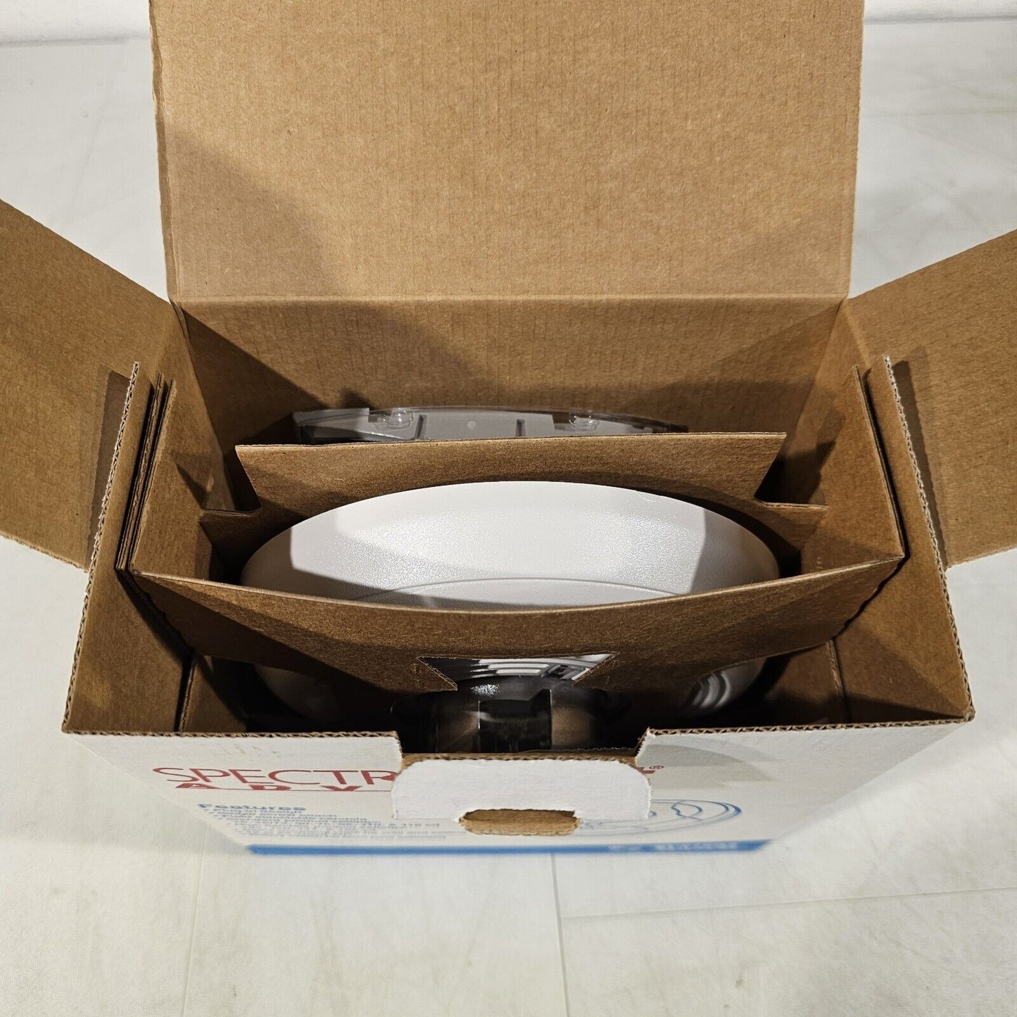 System Sensor PC2W-P Fire Alarm Horn Strobe Ceiling w/ Mounting Plate 2W STD CD