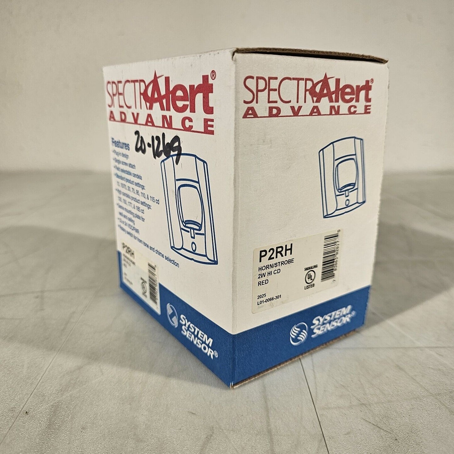 System Sensor P2RH Horn/Strobe 2w HI CD Red Fire Alarm SpectrAlert Honeywell