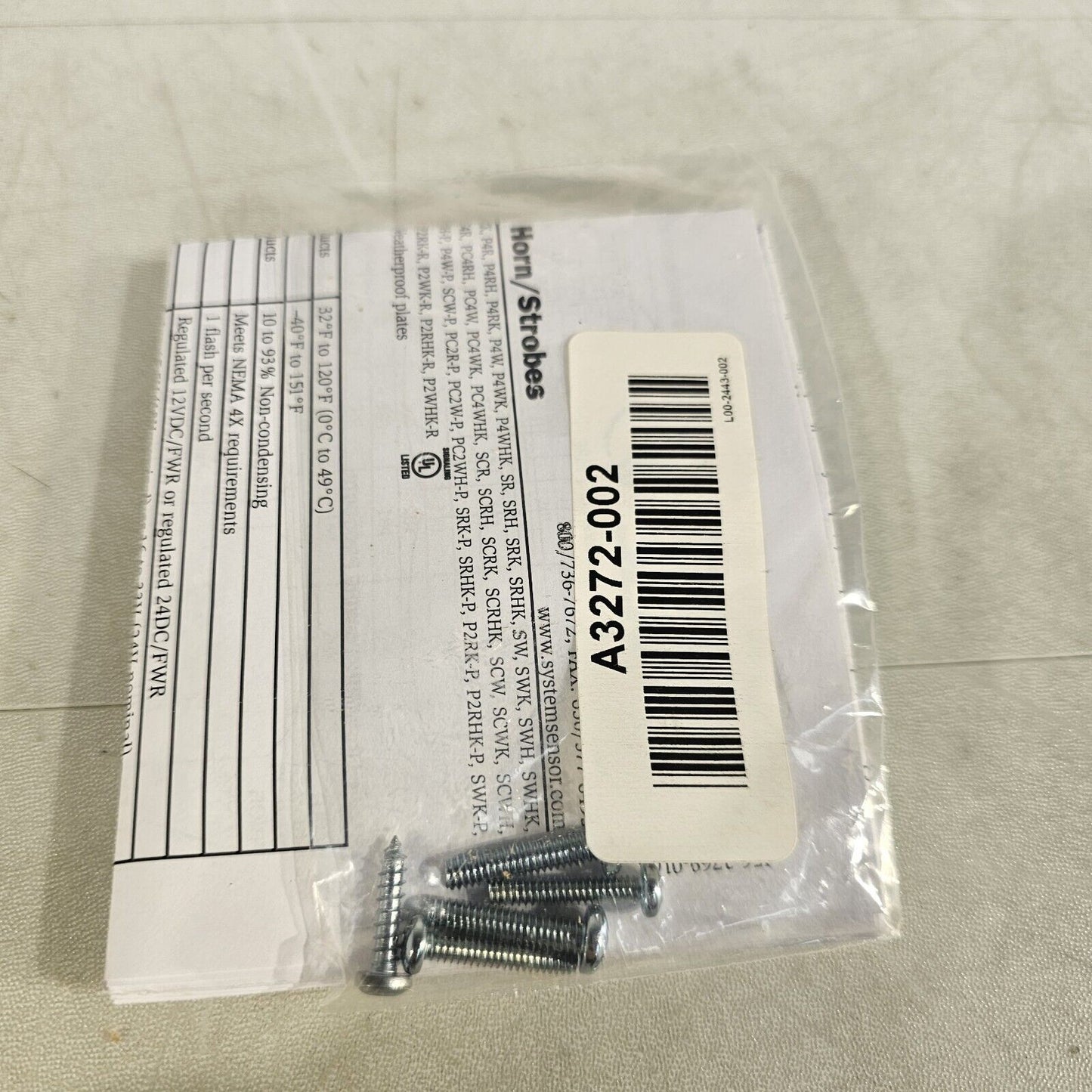 System Sensor P2RH Horn/Strobe 2w HI CD Red Fire Alarm SpectrAlert Honeywell