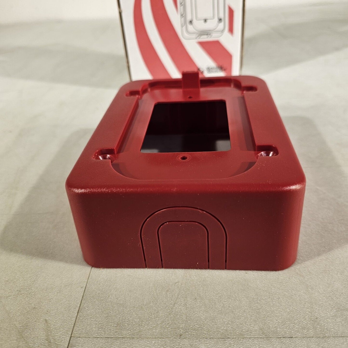 System Sensor BBS SpectrAlert Indoor Wall Back Box Skirt Red for Surface Mount