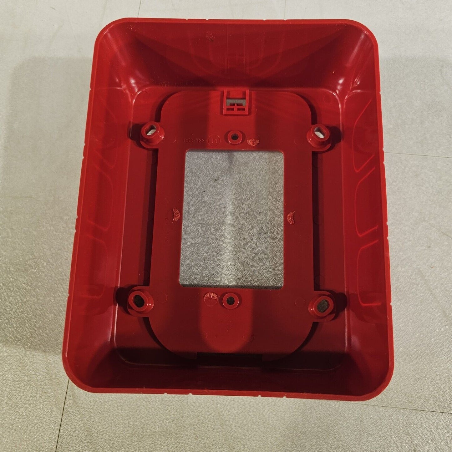 System Sensor BBS SpectrAlert Indoor Wall Back Box Skirt Red for Surface Mount