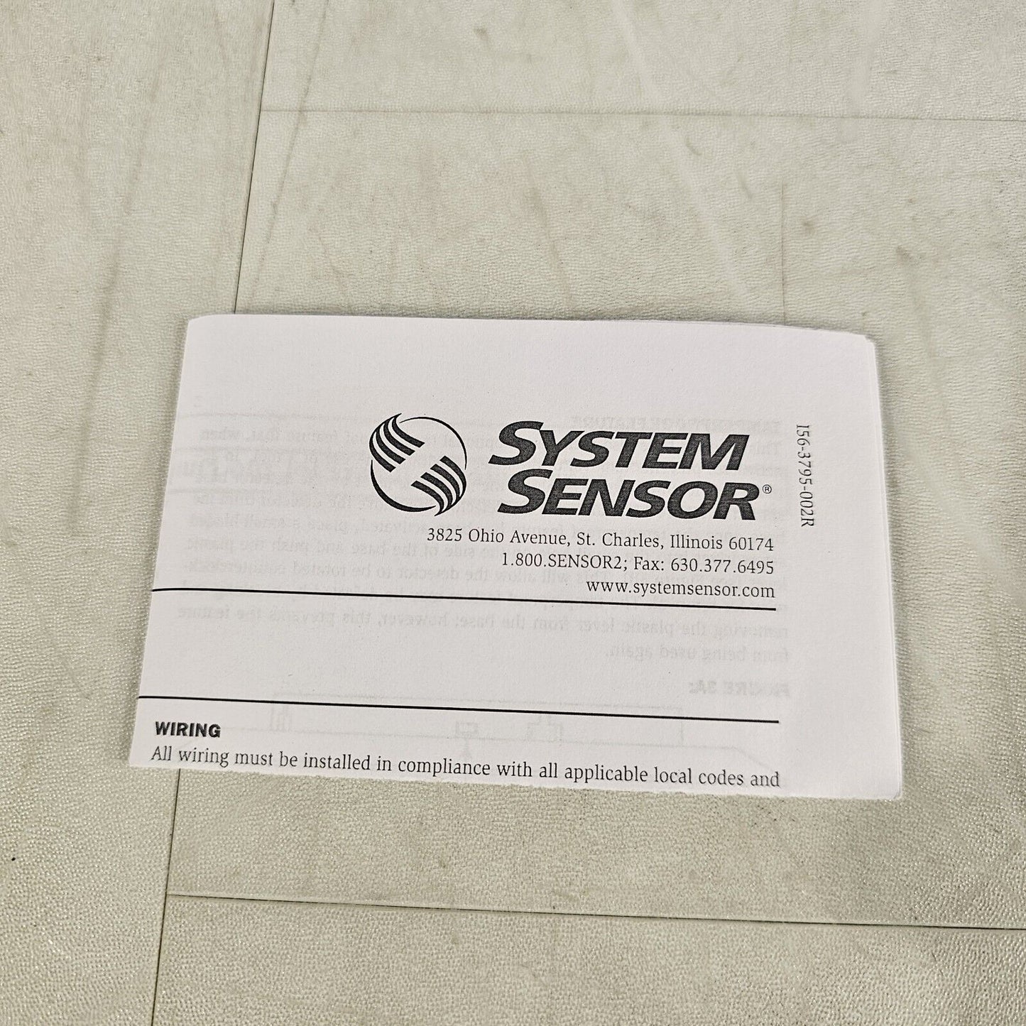 System Sensor EBF 6" Smoke Detector Base Plug-In Honeywell