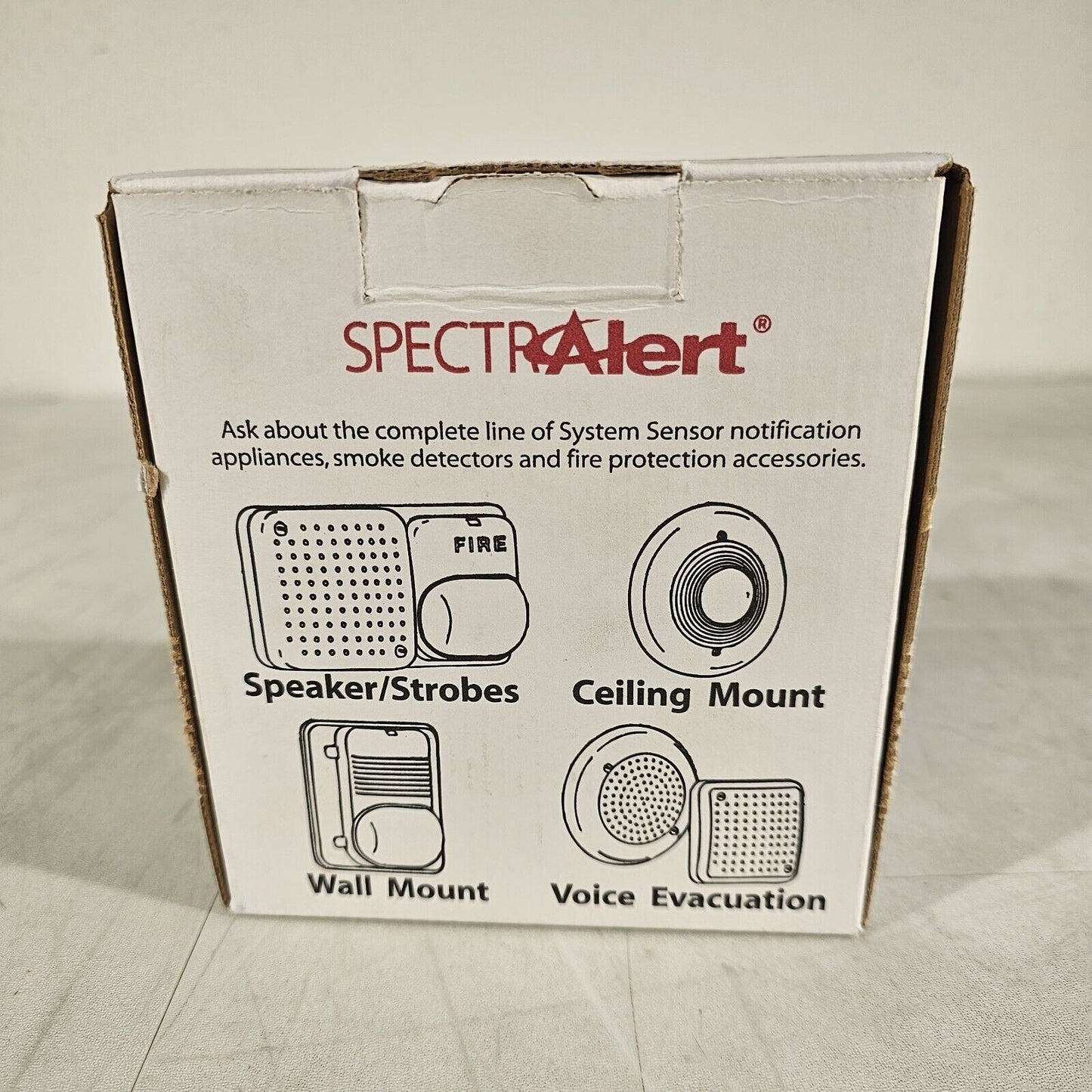 System Sensor SpectrAlert S1224MCK 12V 24V Weatherproof Output Strobe Honeywell