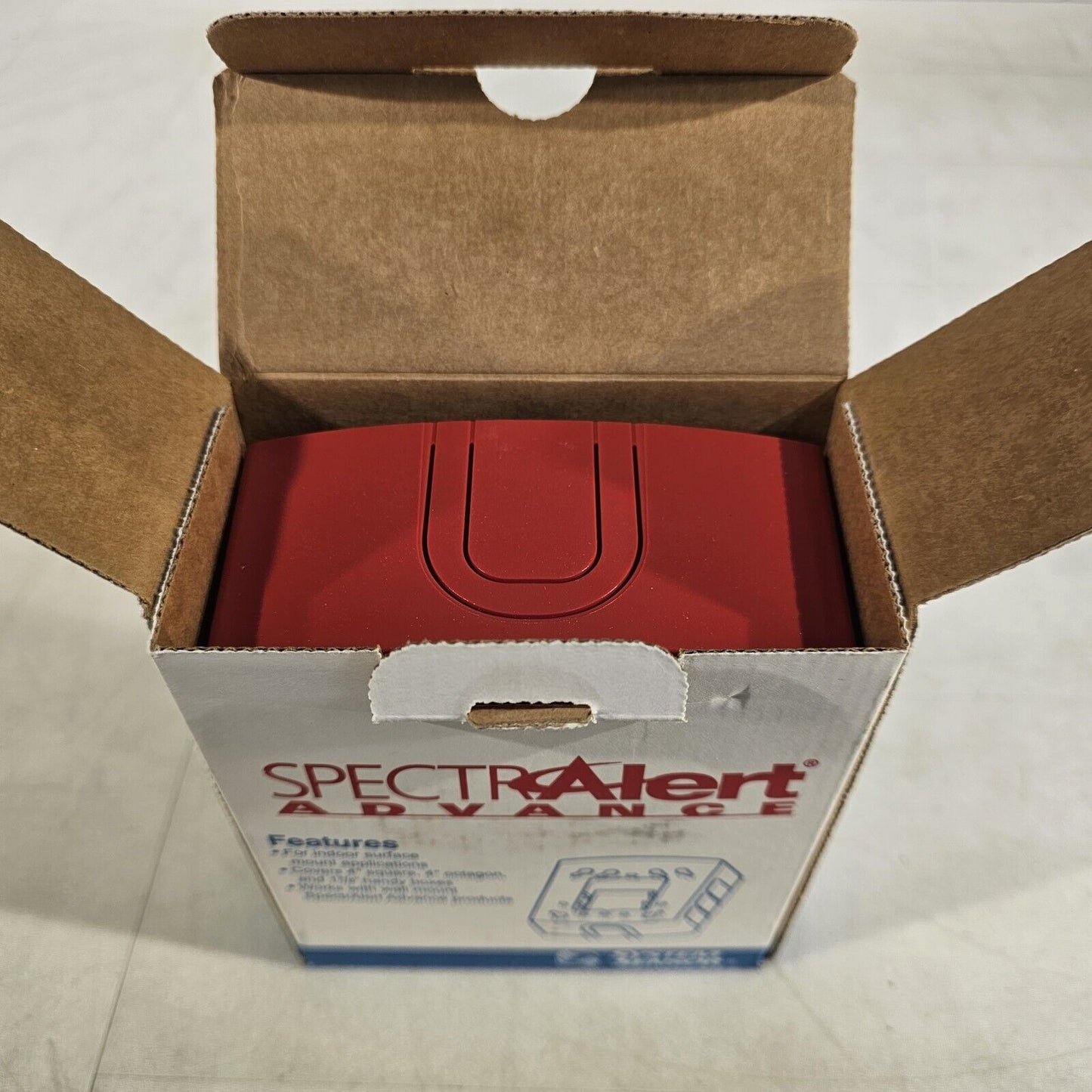System Sensor BBS-2 Fire Alarm Wall Back Box Skirt Red Honeywell