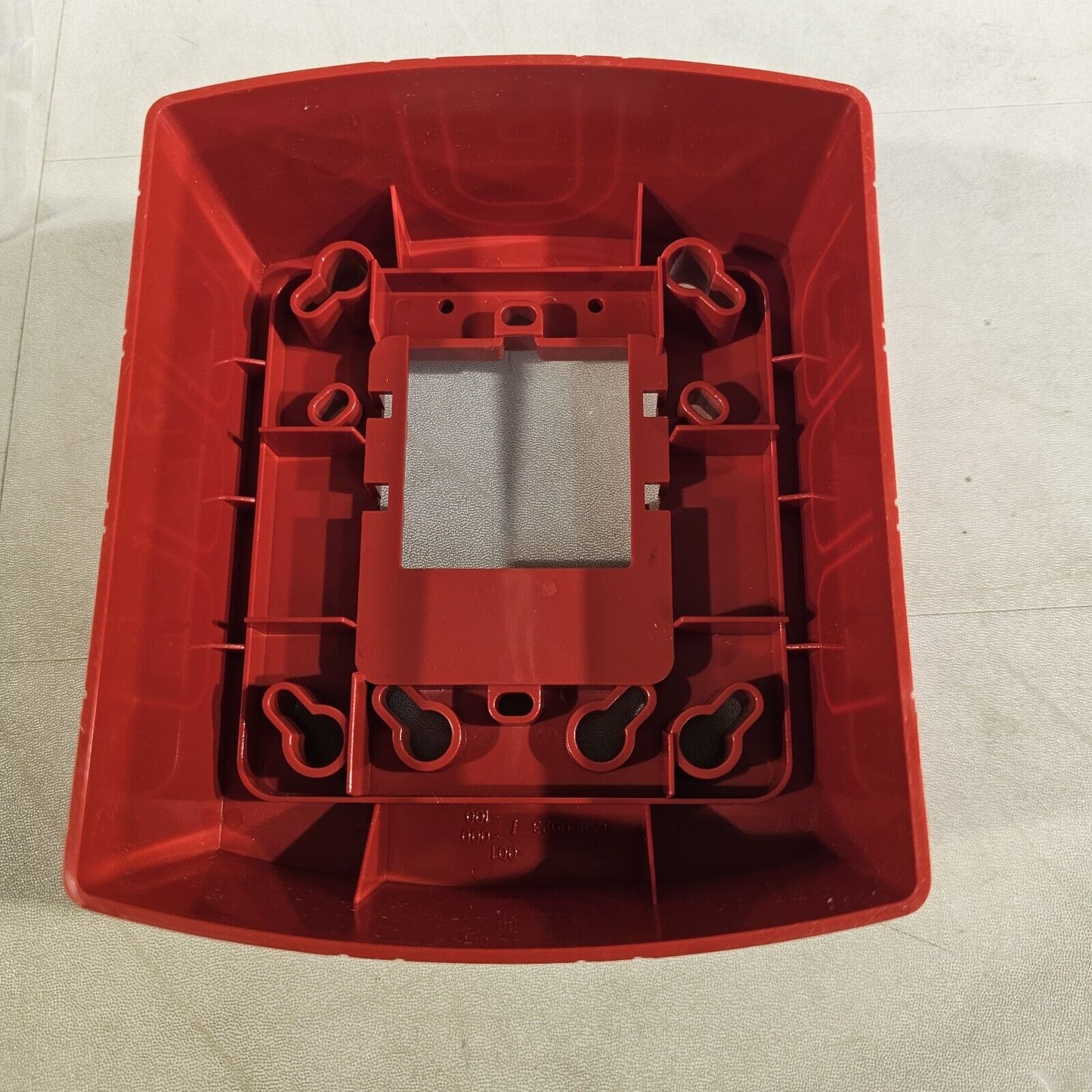 System Sensor BBS-2 Fire Alarm Wall Back Box Skirt Red Honeywell