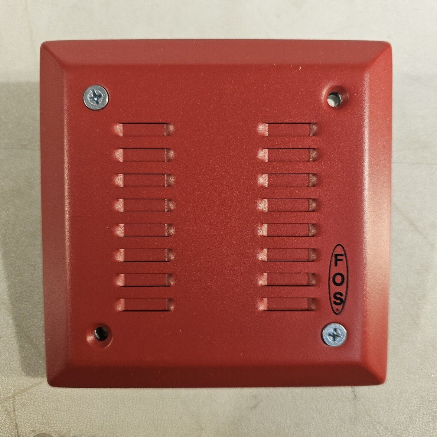 Faraday FOS 5303L-0-14-24-DC Flush Chime Red 21-30VDC Fire Alarm 5303