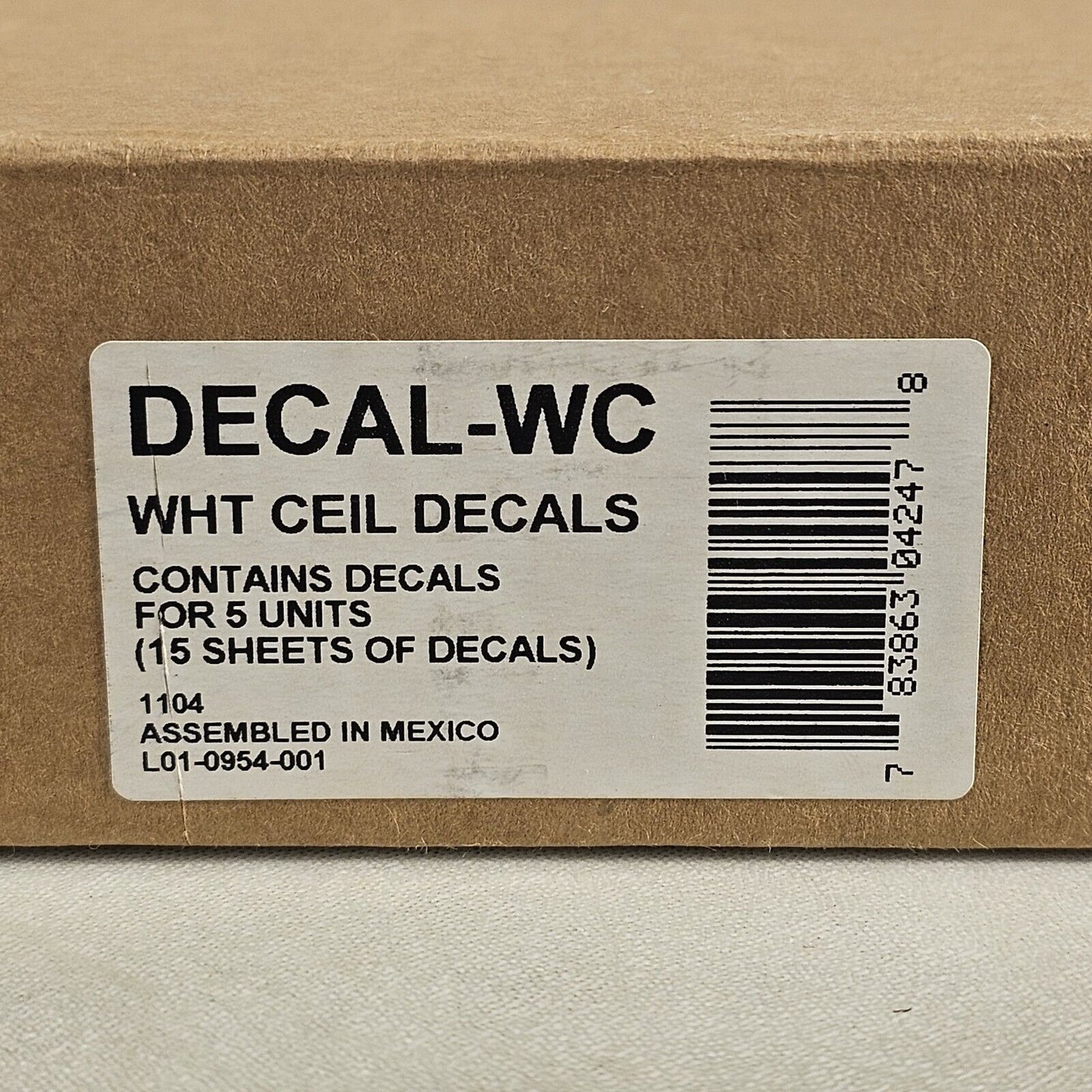 System Sensor DECAL-WC White Ceiling Decals for SpectrAlert Honeywell Fire Alarm