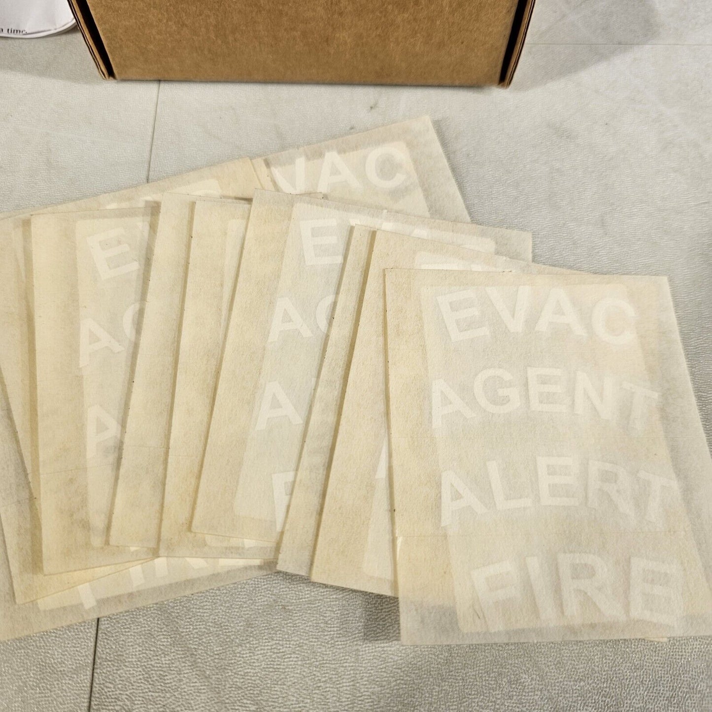 System Sensor DECAL-WC White Ceiling Decals for SpectrAlert Honeywell Fire Alarm
