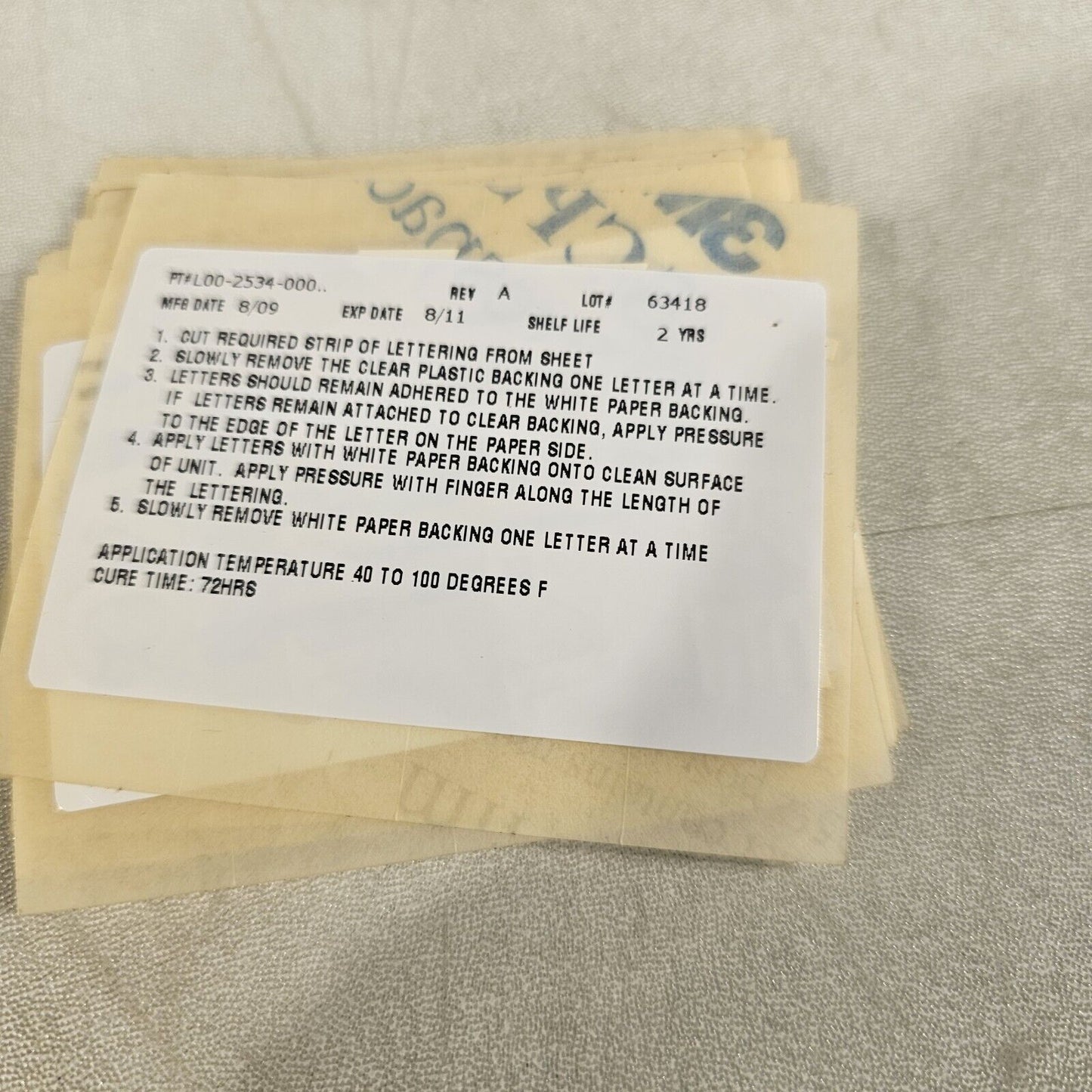 System Sensor DECAL-WC White Ceiling Decals for SpectrAlert Honeywell Fire Alarm