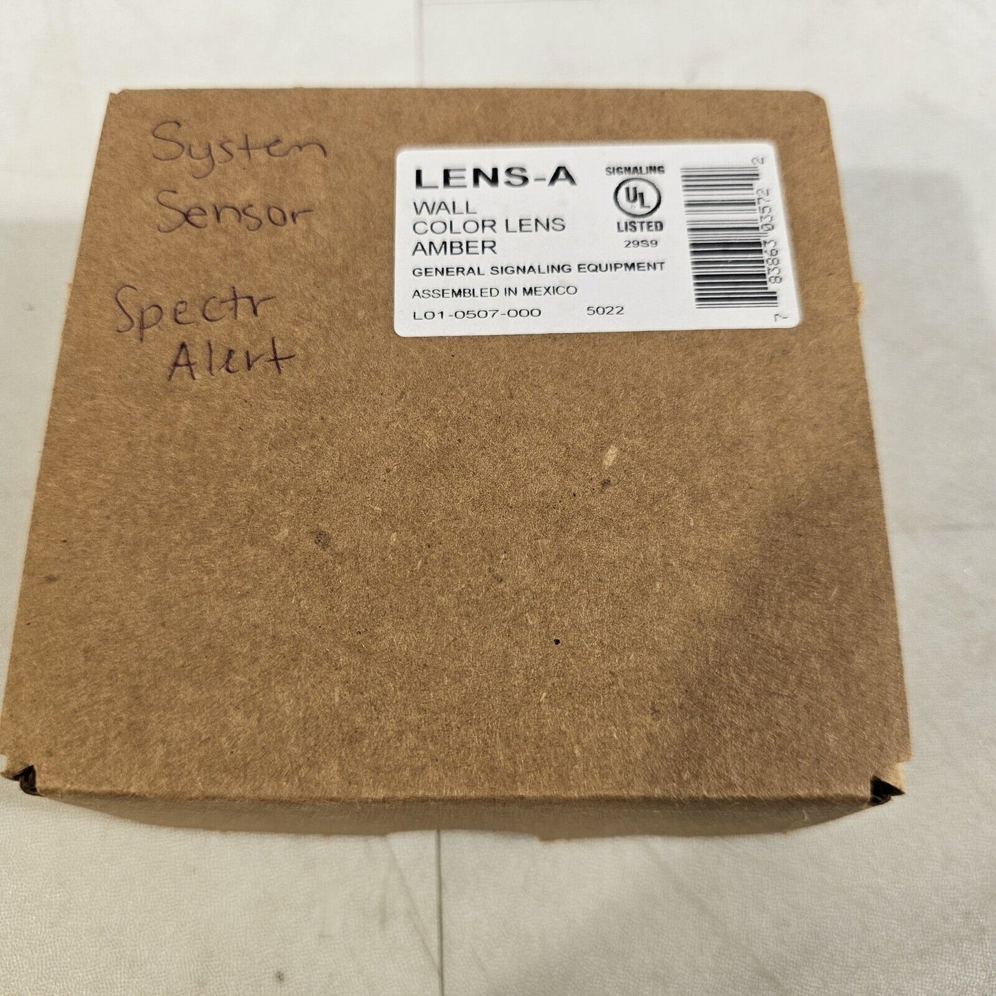 System Sensor LENS-A SpectrAlert Wall Color Lens Amber Honeywell