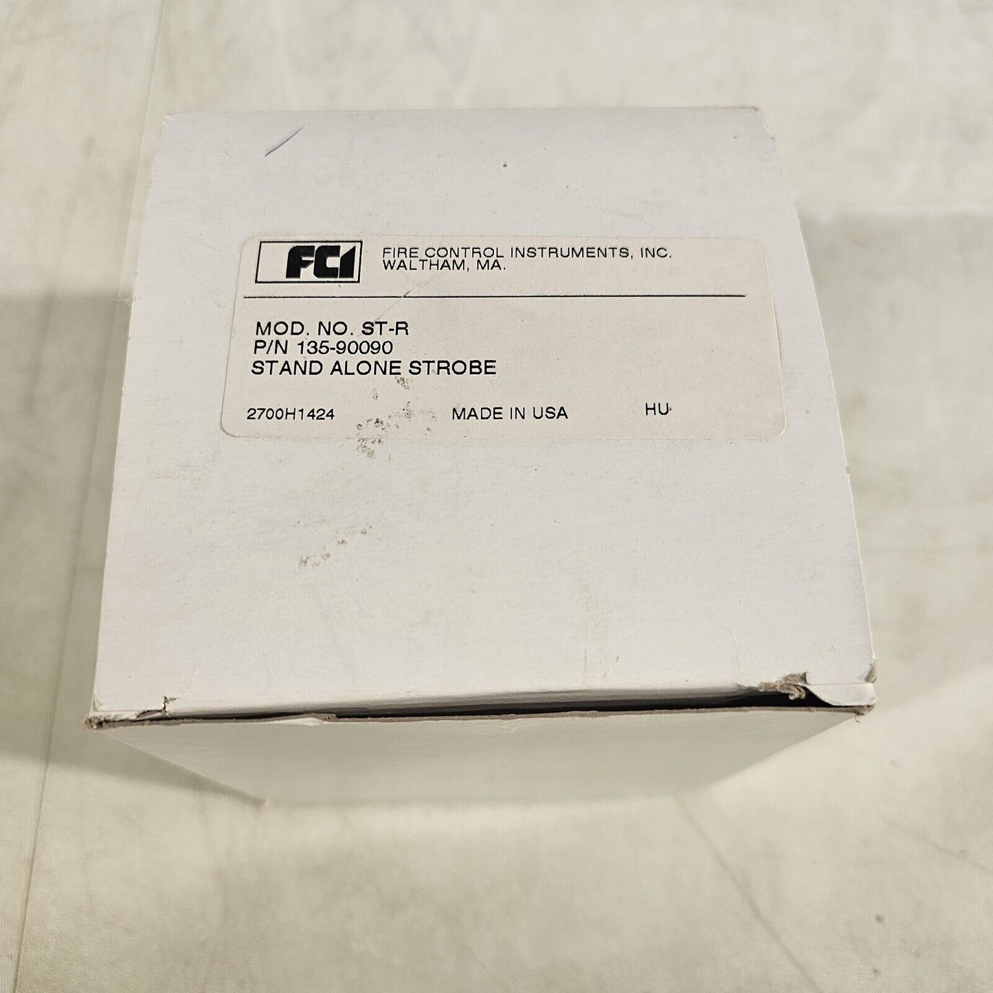 FCI Gamewell ST-R 135-90090 Stand Alone Strobe Fire Alarm Siemens Faraday FOS