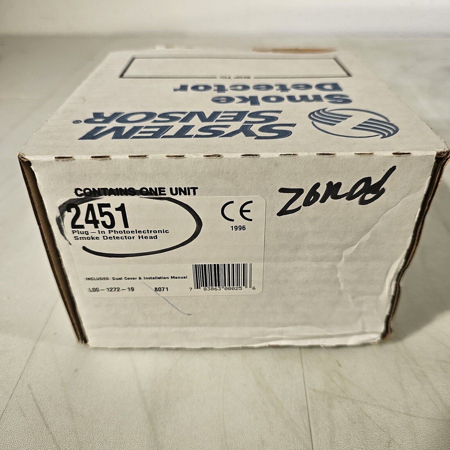 System Sensor 2451 Plug In Photoelectric 400-Series Smoke Detector Head
