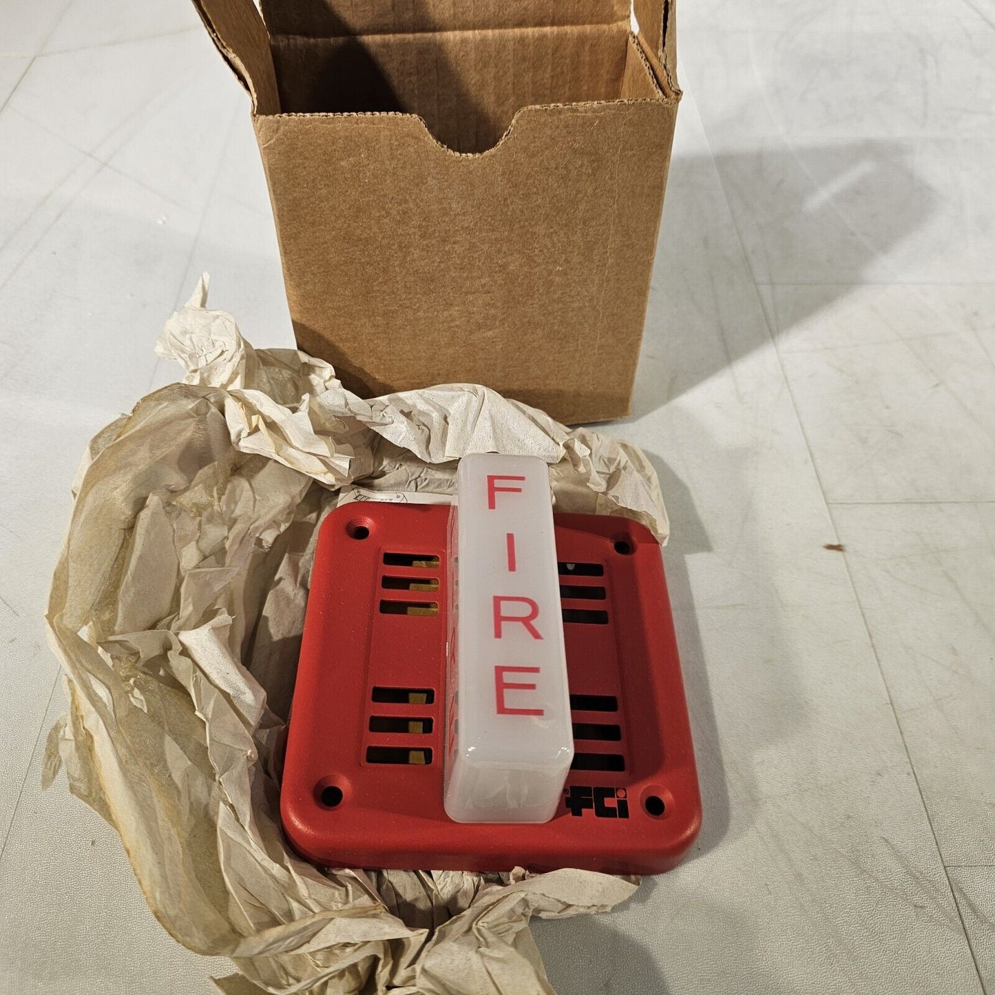 Vintage FCI GAMEWELL HSC/SL Fire Alarm Strobe 24VDC
