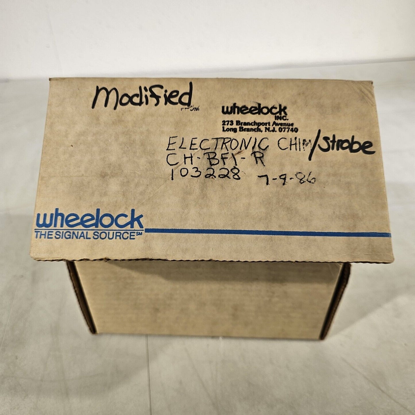 Wheelock 712PT-24 Chime Fire Alarm Vintage