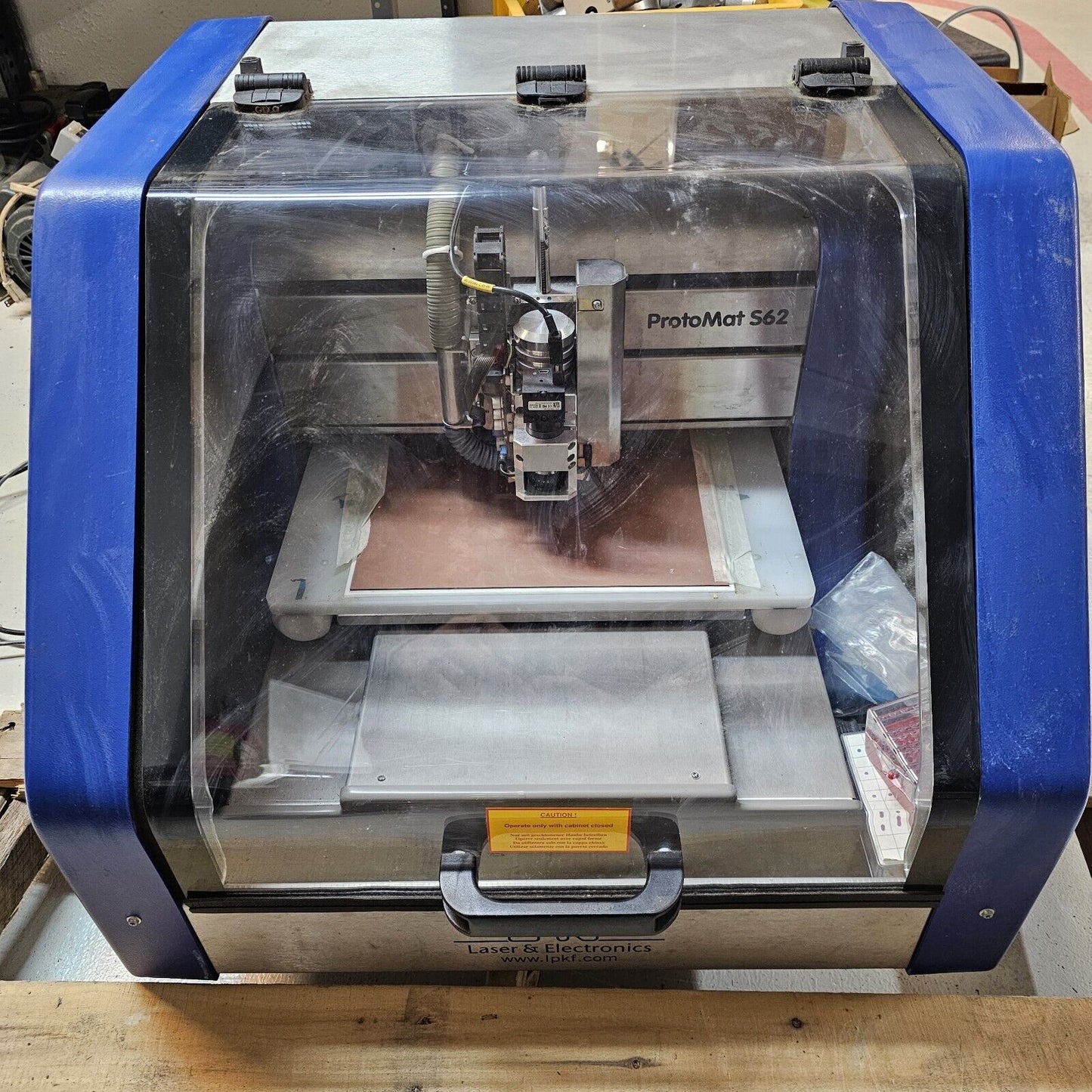 LPKF Protomat S62 PCB Milling Machine Circuit Board Plotter w/ Camera Upgrade