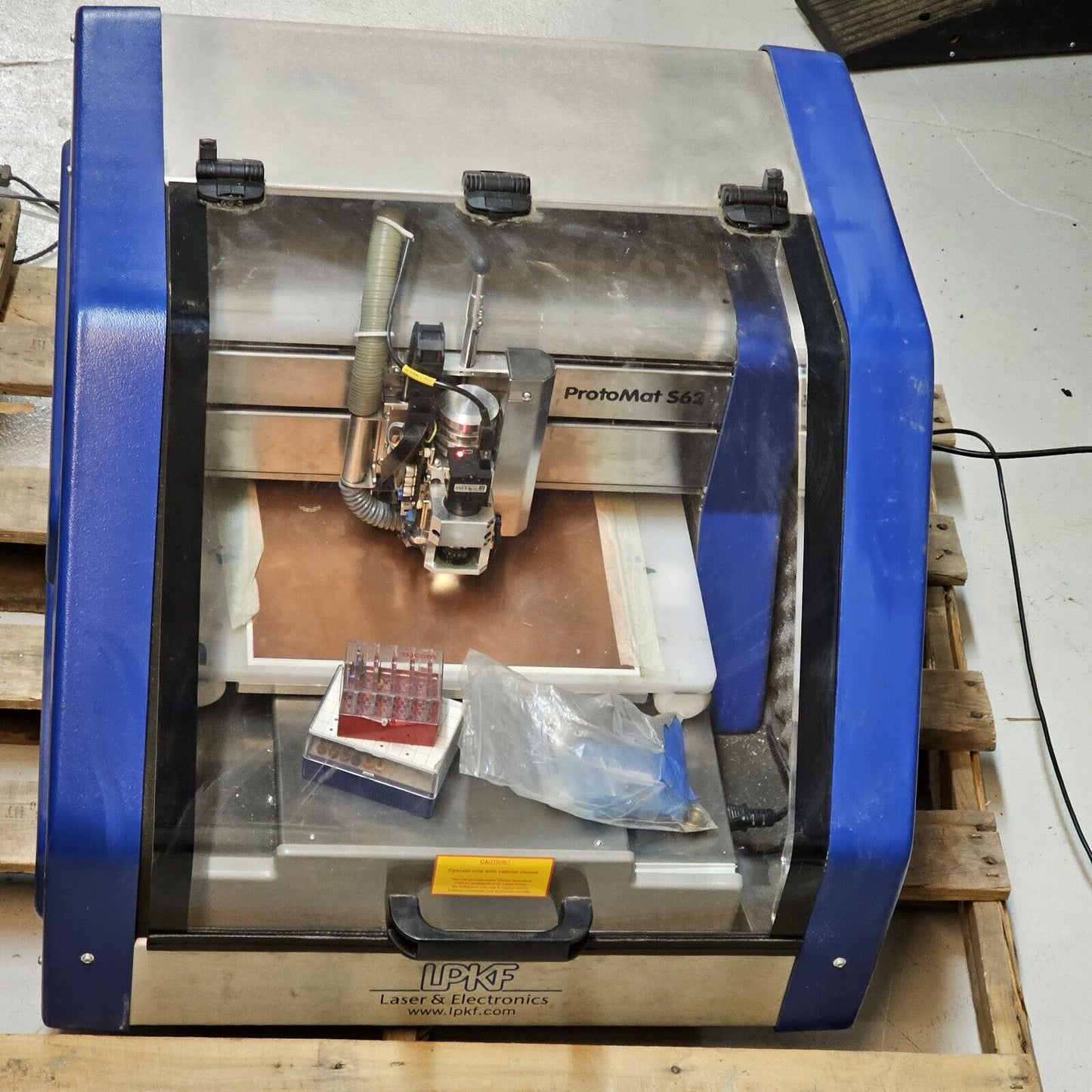 LPKF Protomat S62 PCB Milling Machine Circuit Board Plotter w/ Camera Upgrade