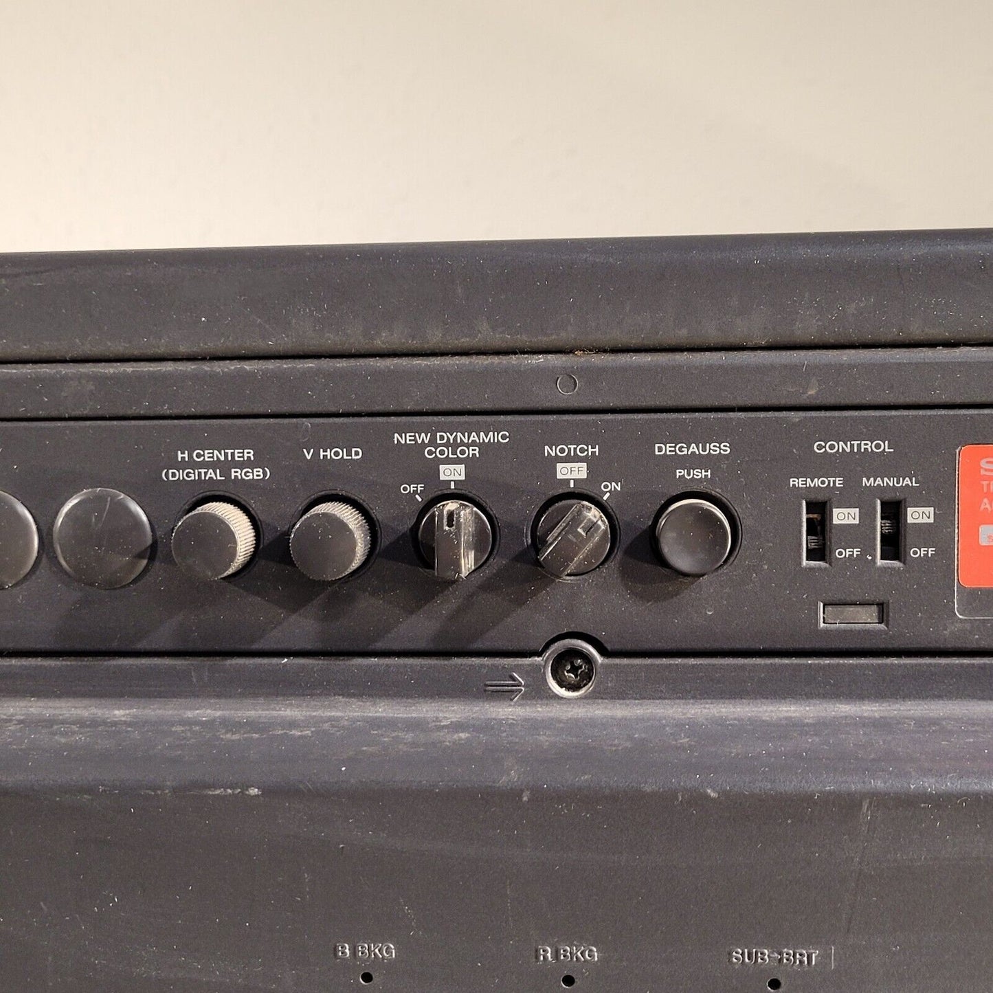 Vintage 1989 Sony PVM-2030 20� Trinitron RGB CRT TV Television Monitor Working