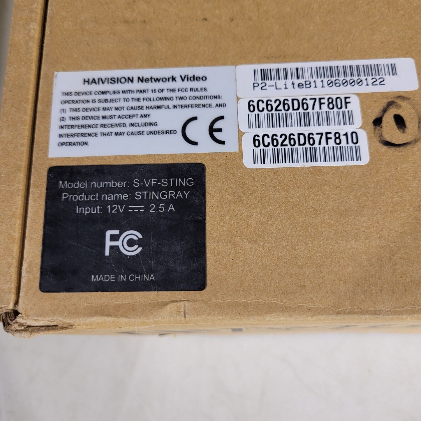 Haivision S-VF-STING P2-LiteB1106000124 Set Top Box Secure IPTV Video