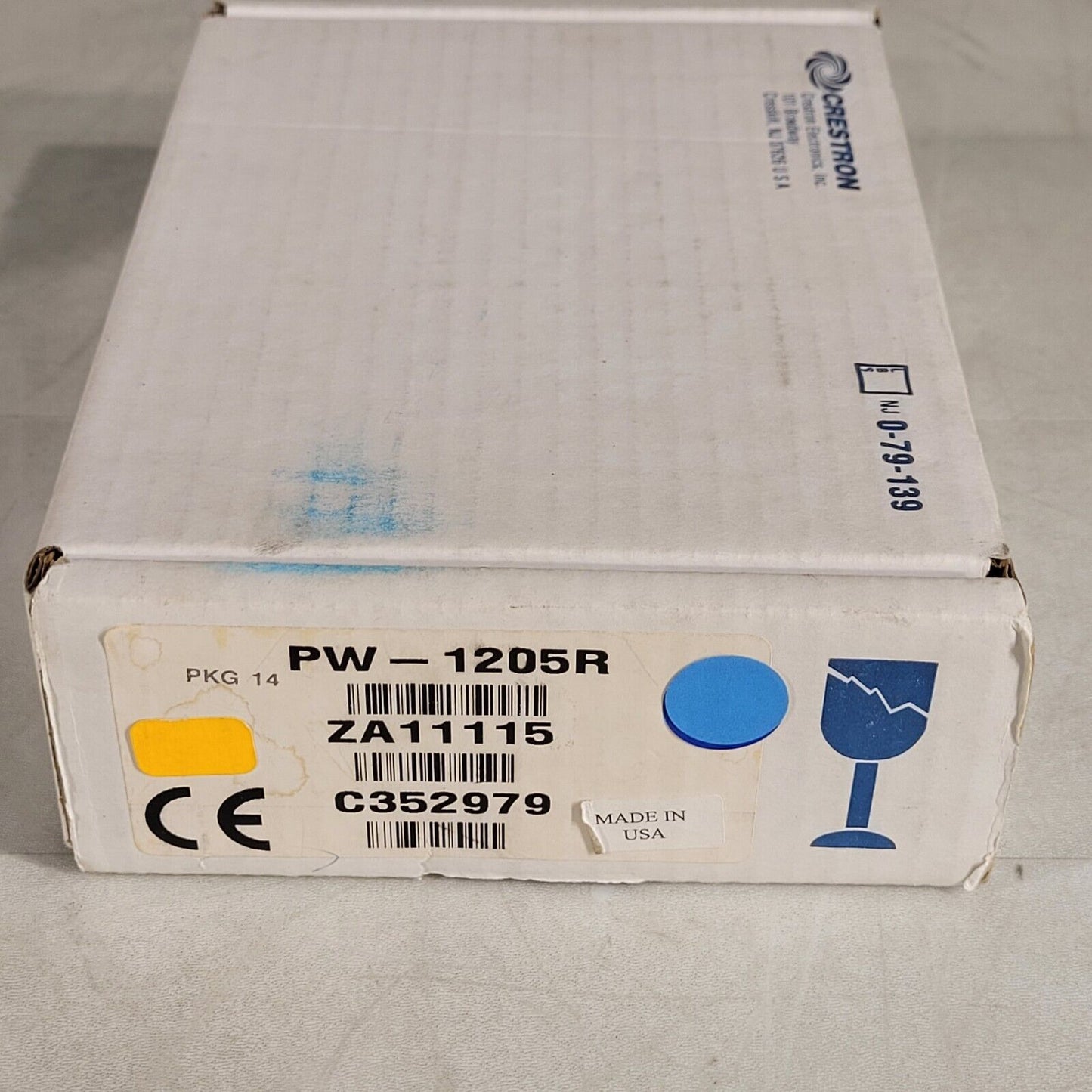 Crestron PW-1205R Power Pack 12VDC 0.5A 2.5mm