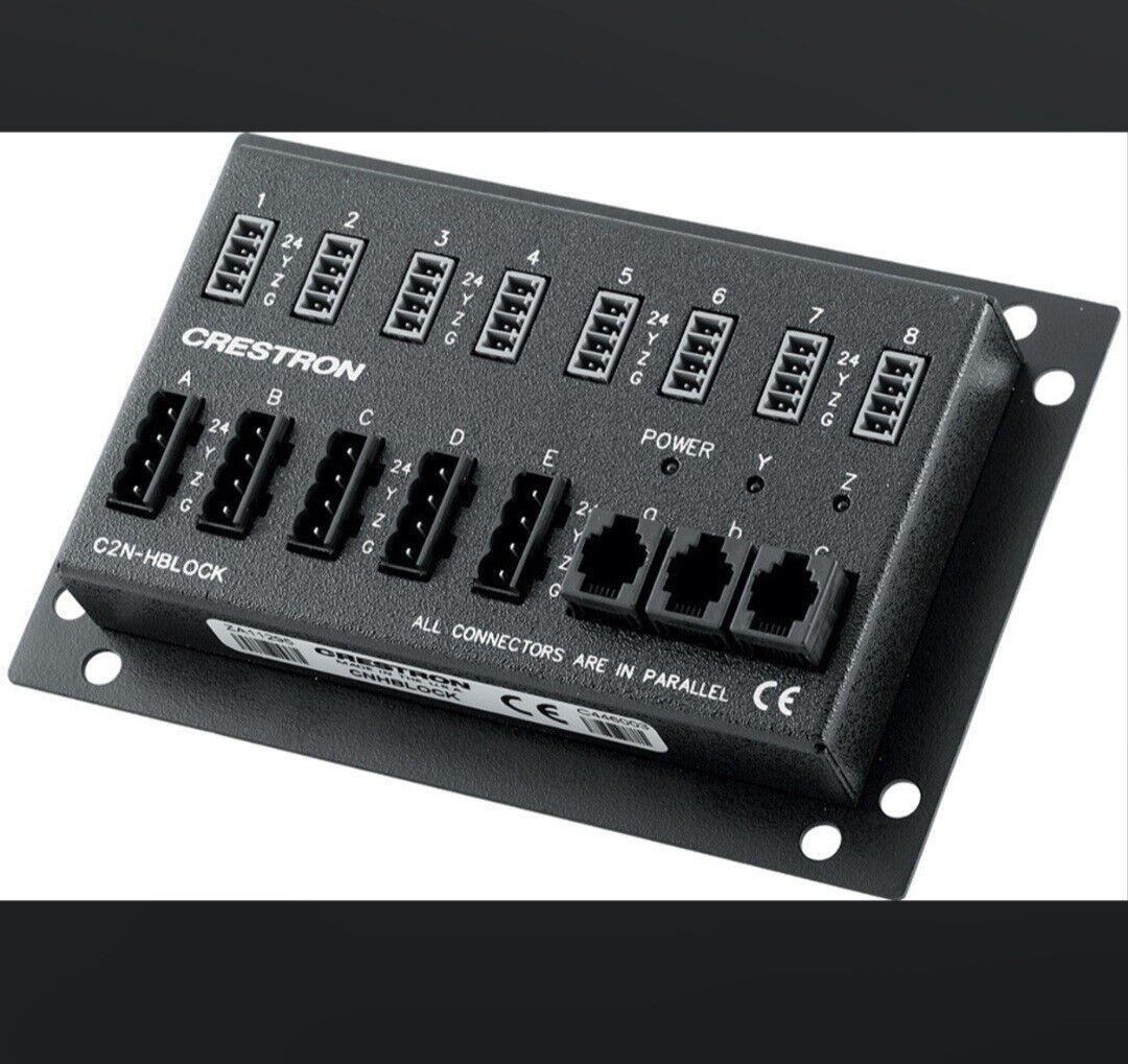 Crestron C2N-HBLOCK Multi-type Cresnet Distribution Block / 5 Connectors