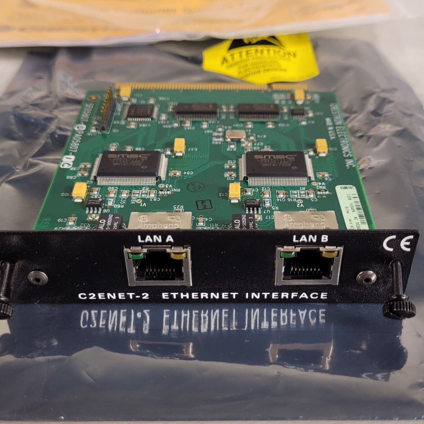 Crestron C2ENET-2 Dual Port Ethernet Card for Z-Bus Expansion