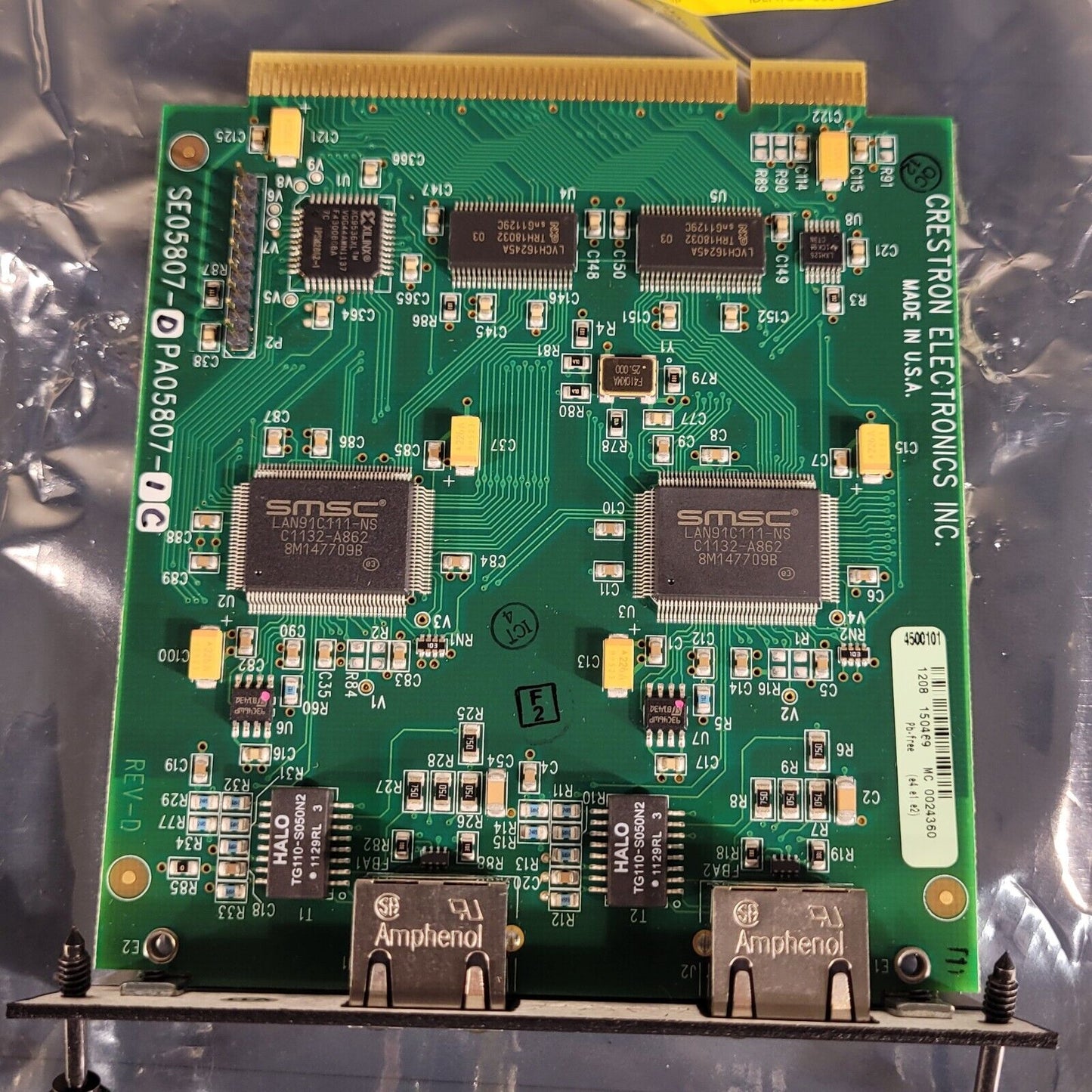 Crestron C2ENET-2 Dual Port Ethernet Card for Z-Bus Expansion