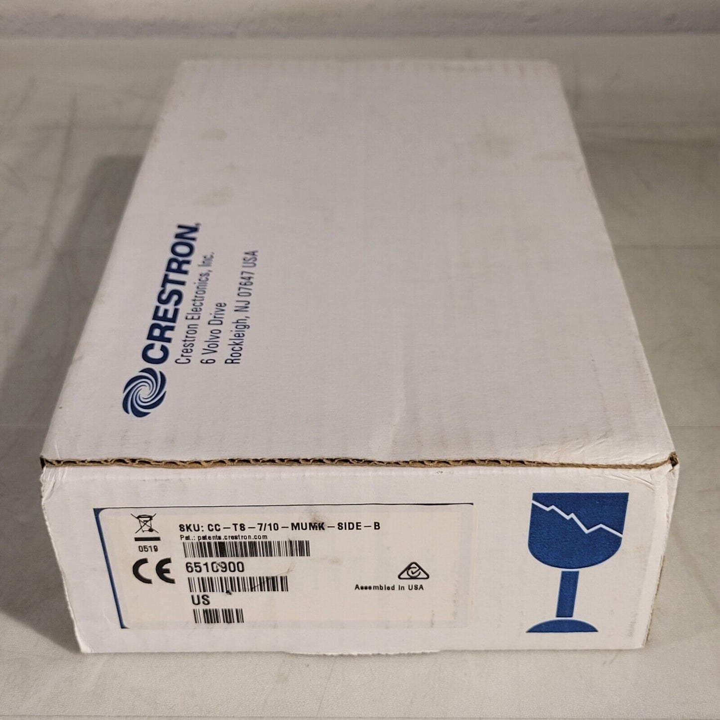 Crestron CC-TS-7/10-MUMK-SIDE-B Mullion Mount Kit- Black