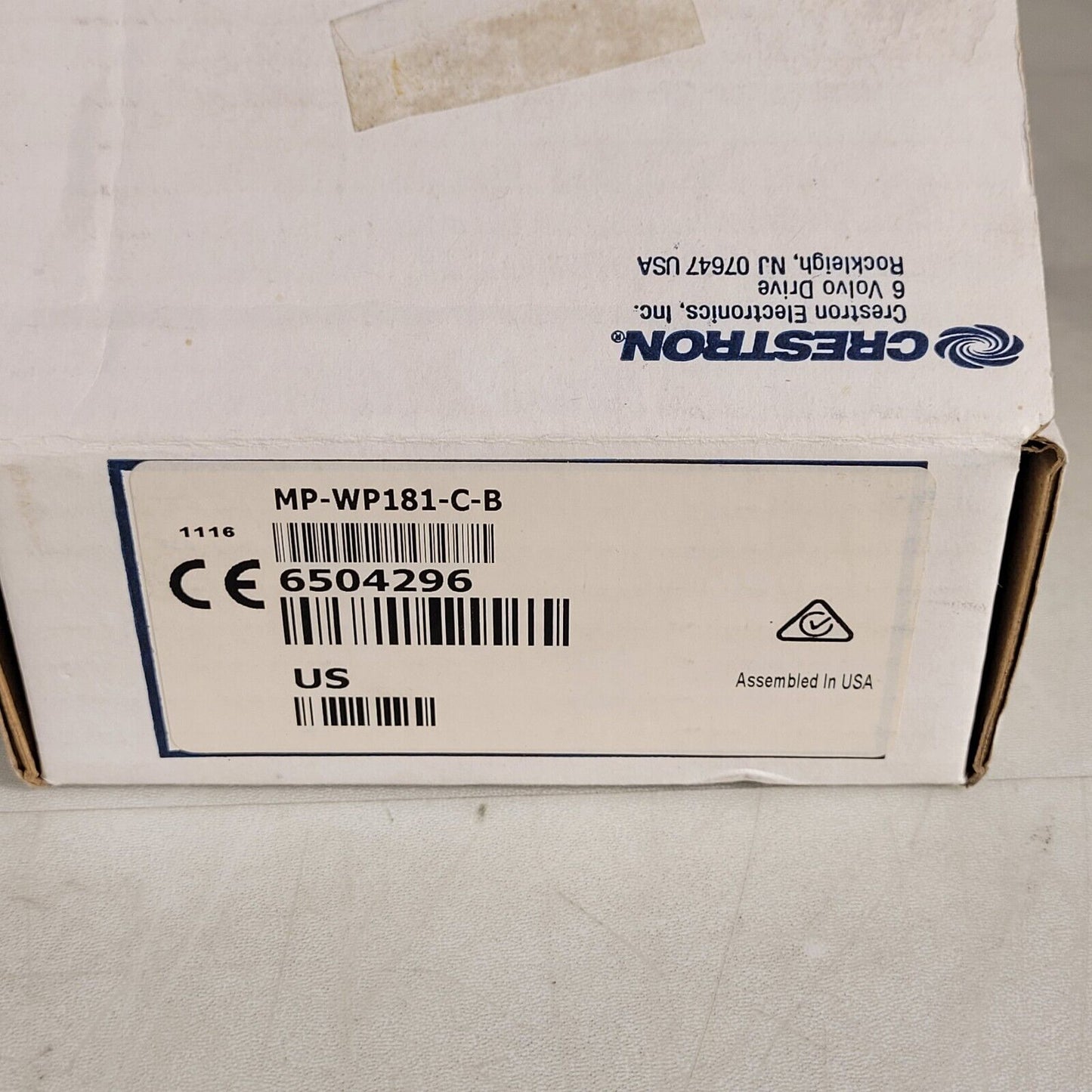 Crestron MP-WP181-C-B Media Presentation Wall Plate DigitalMedia 8G+� Black