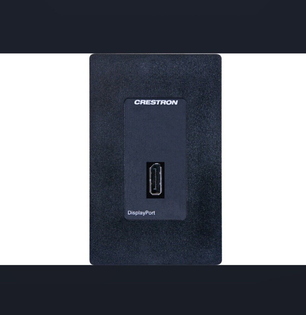 Crestron MP-WP162-W Media Presentation Wall Plate - DisplayPort, White