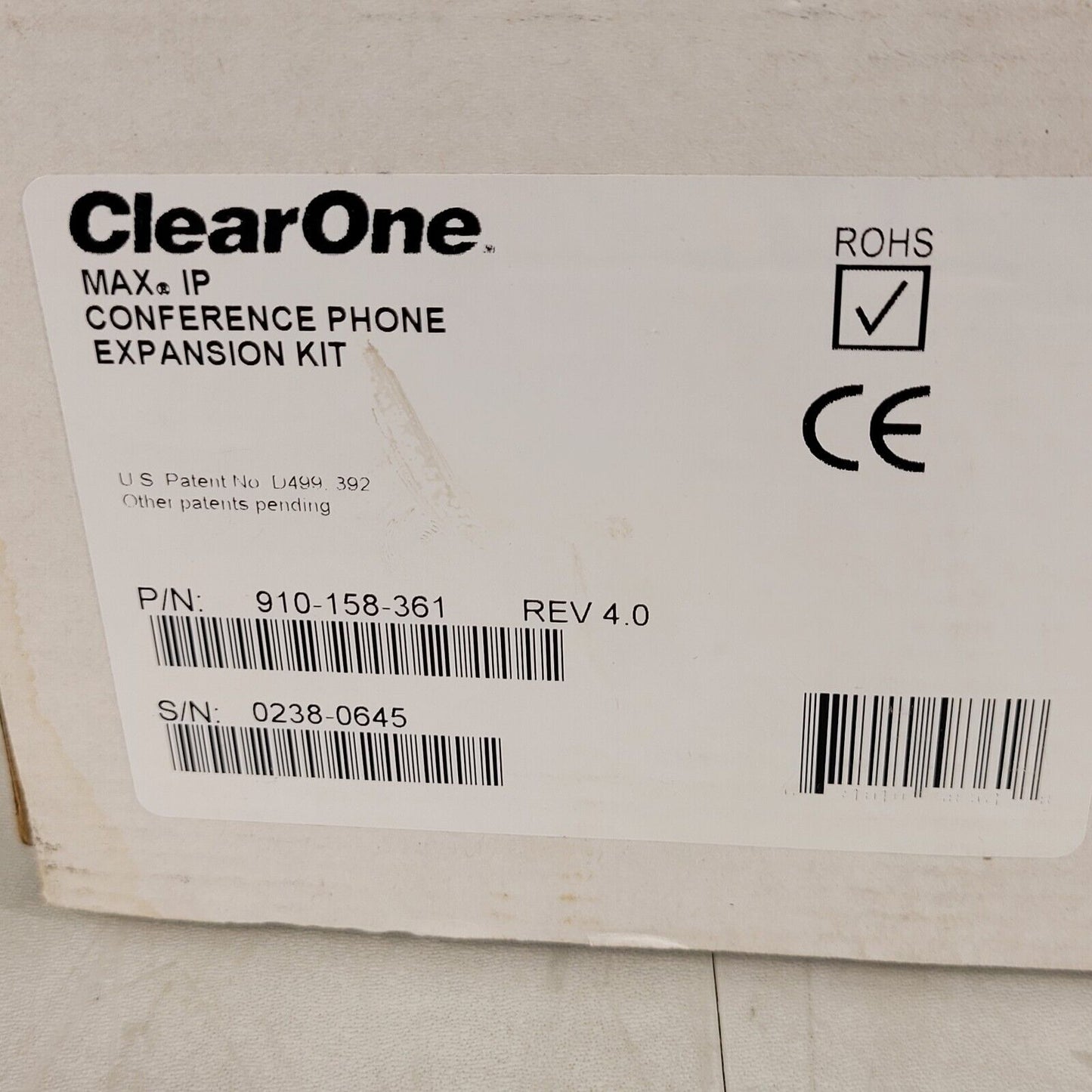 ClearOne Max IP Conference Phone Expansion Kit 910-158-361
