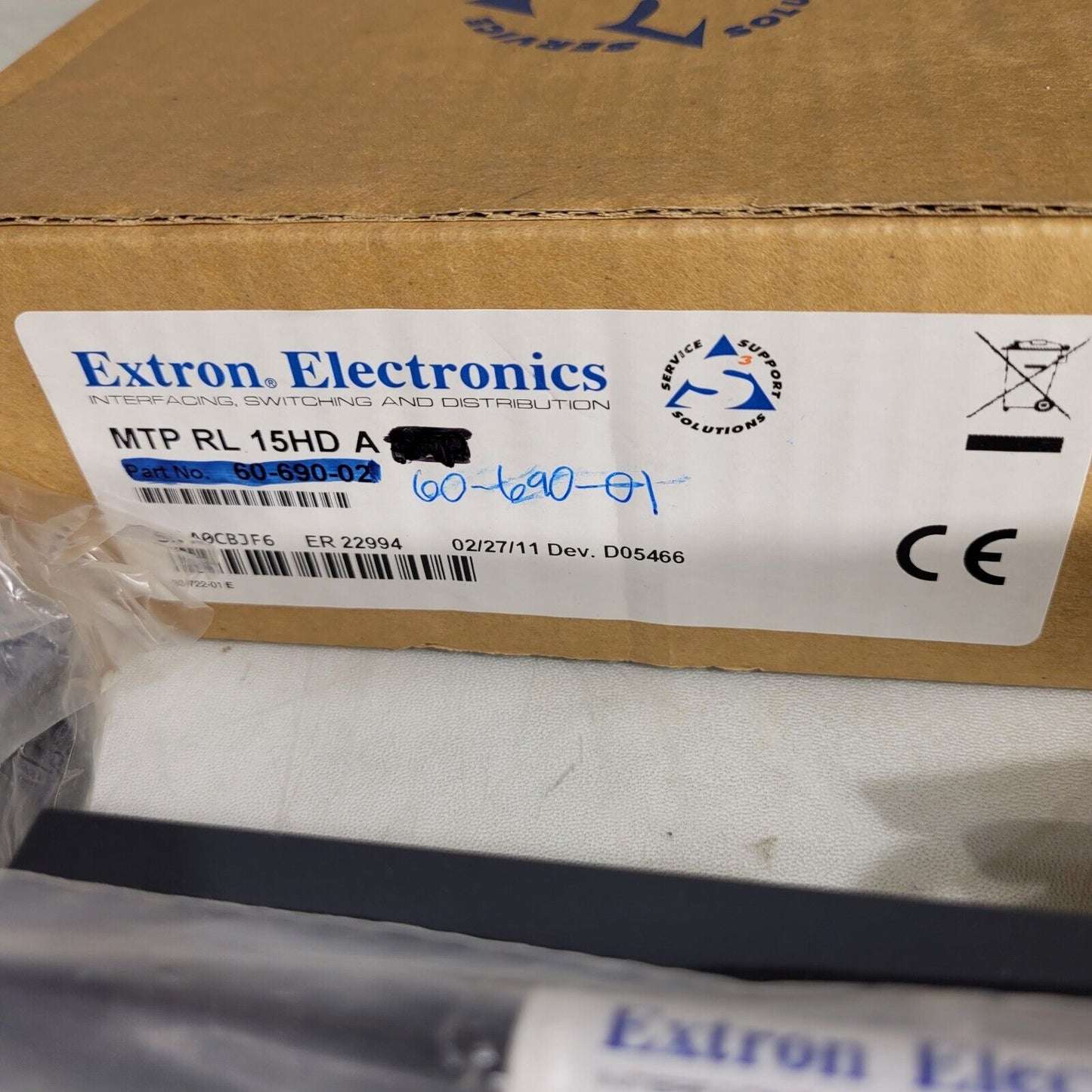 Extron Electronics 60-690-01 MTP RL 15HD A Twisted Pair Receivers