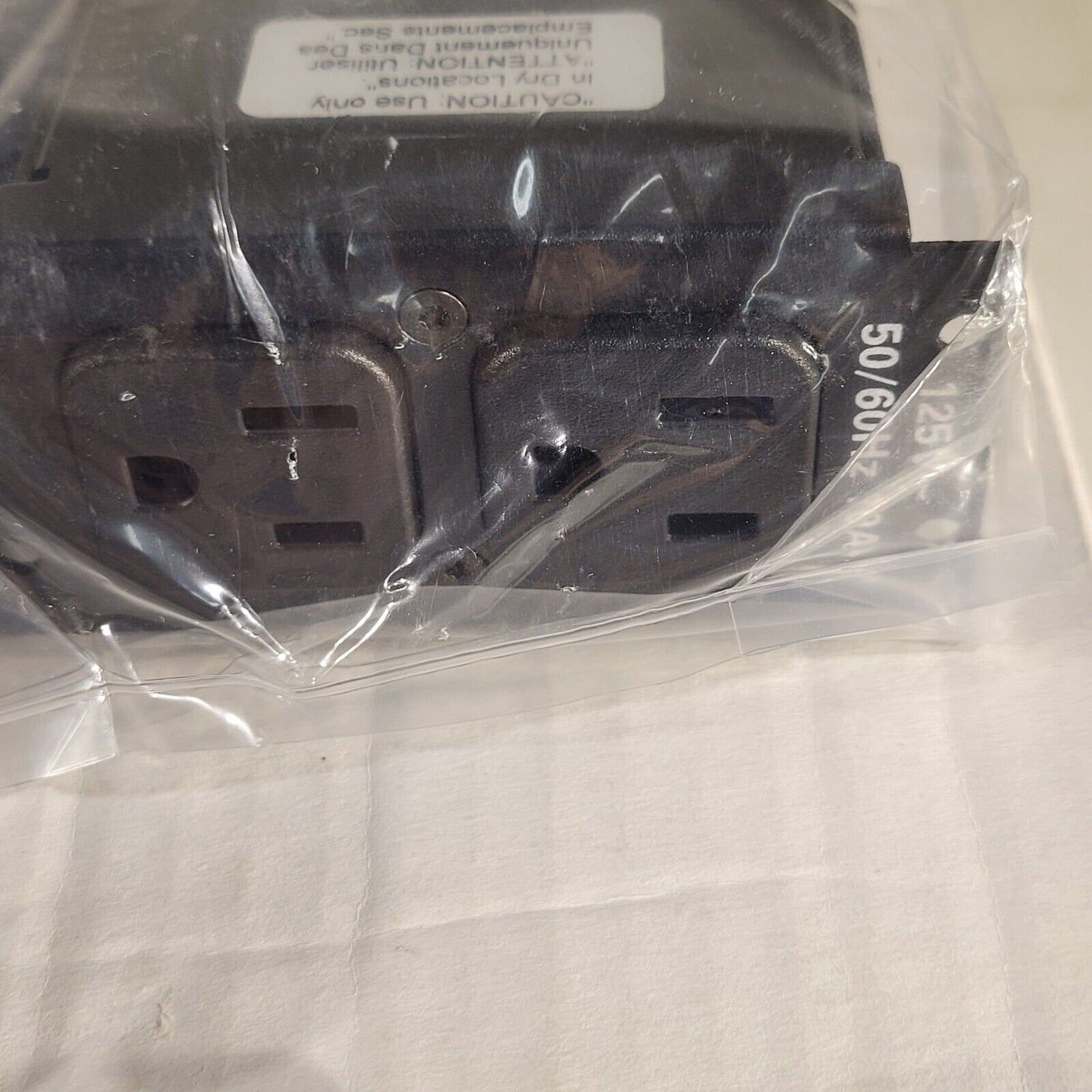 Crestron FTA-PWR-102 FlipTop AC Power Outlet Module Dual NEMA5 Type B 6506848