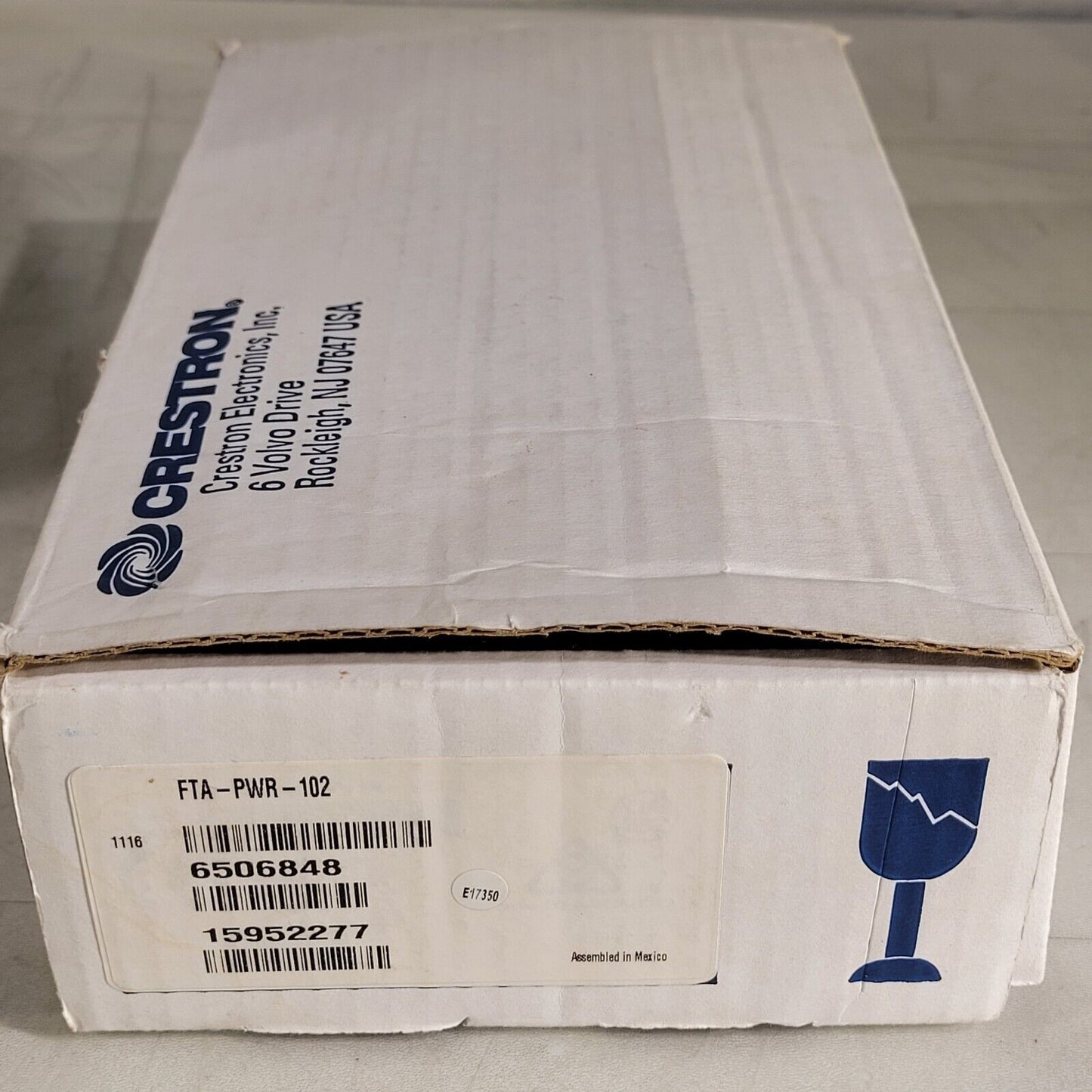 Crestron FTA-PWR-102 FlipTop AC Power Outlet Module Dual NEMA5 Type B 6506848