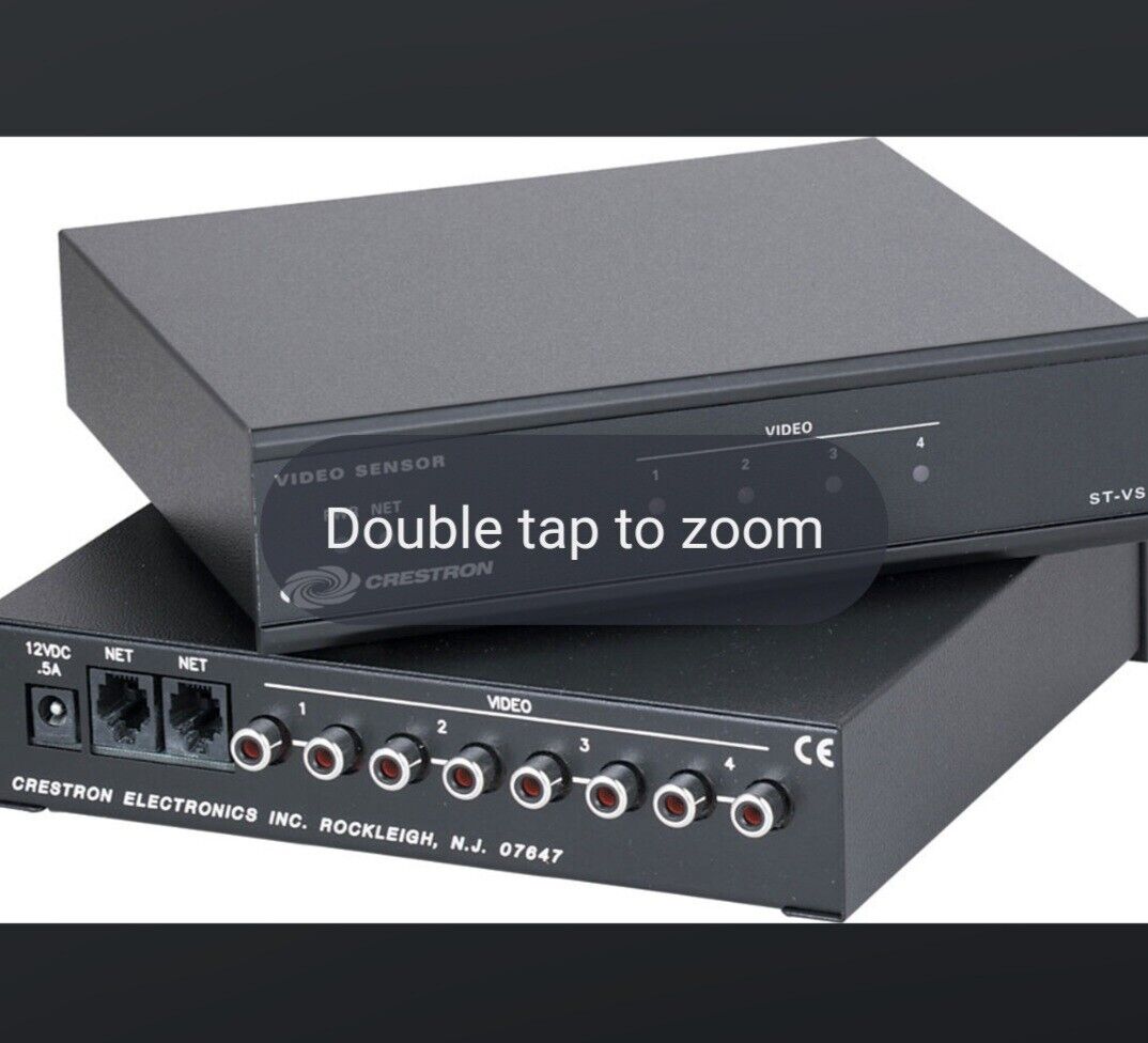 Crestron ST-VS 4-Channel Video Signal Sensor Module w/ Power Supply