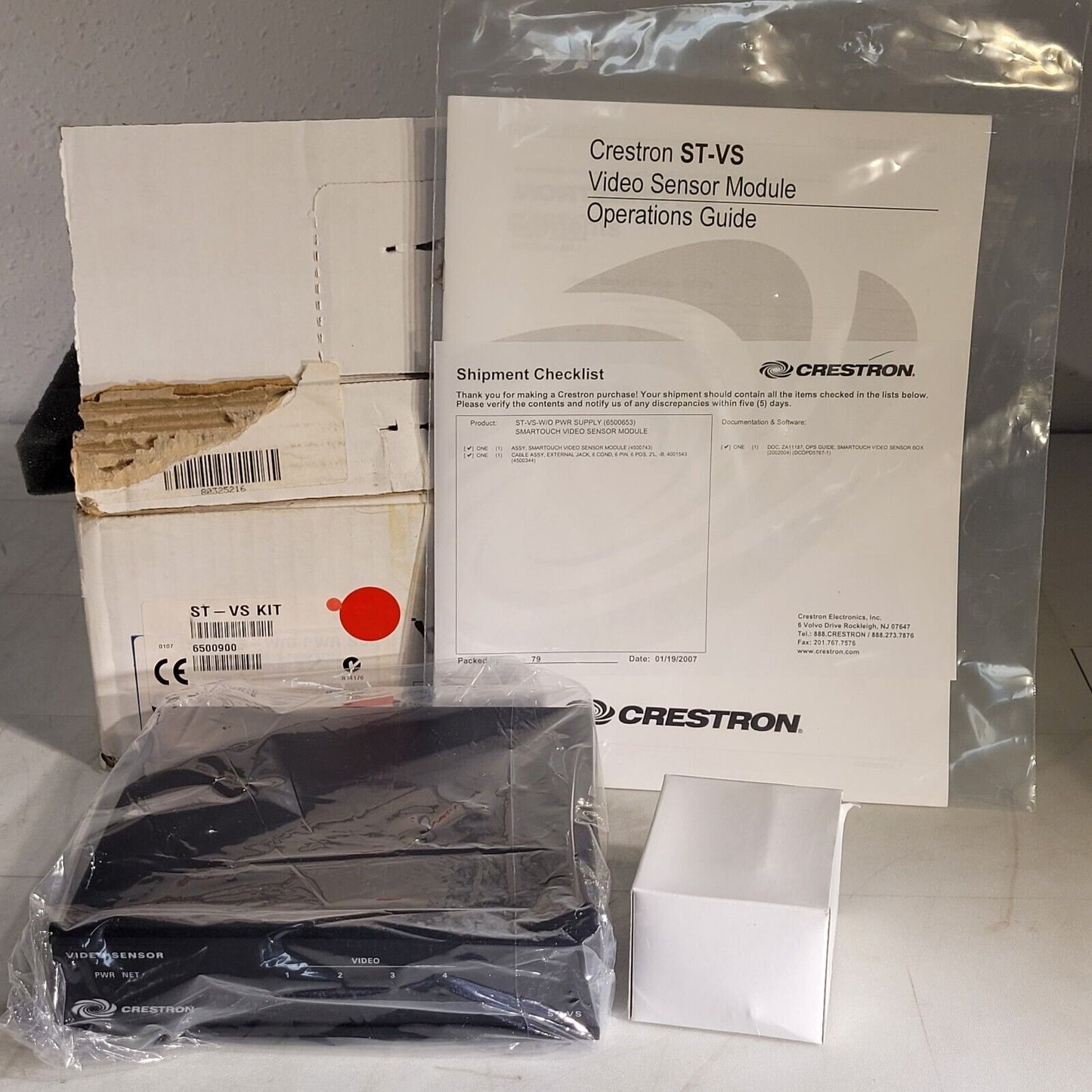 Crestron ST-VS 4-Channel Video Signal Sensor Module w/ Power Supply