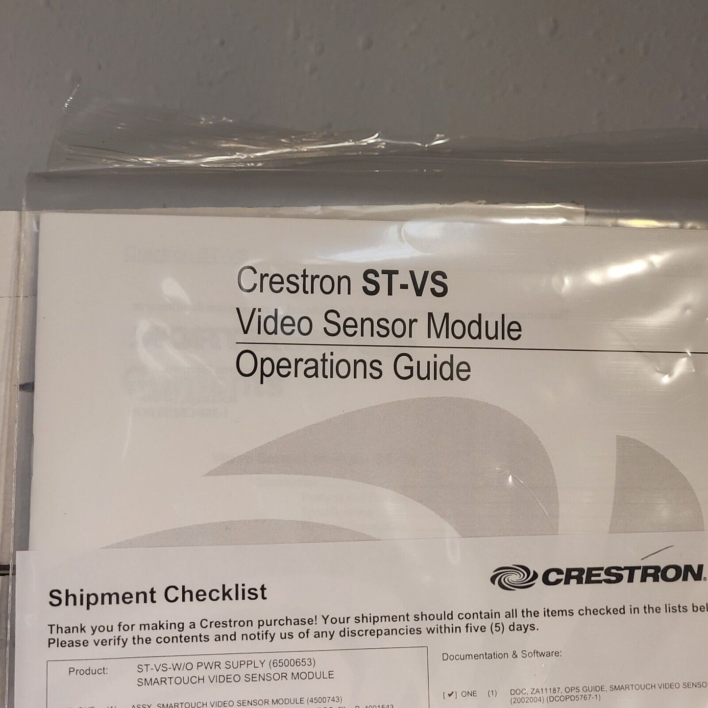 Crestron ST-VS 4-Channel Video Signal Sensor Module w/ Power Supply