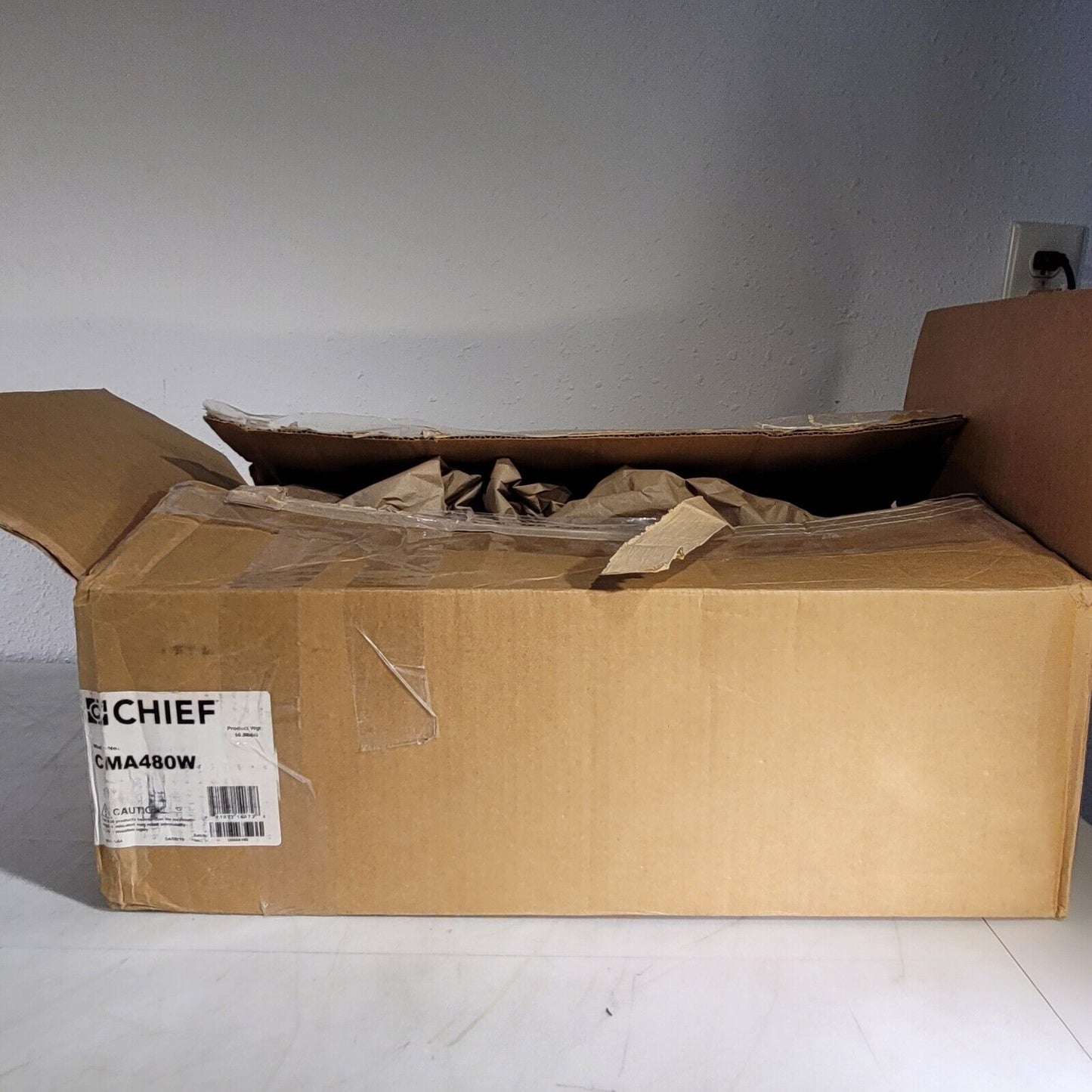 Chief CMA480W Column Storage Shelf White