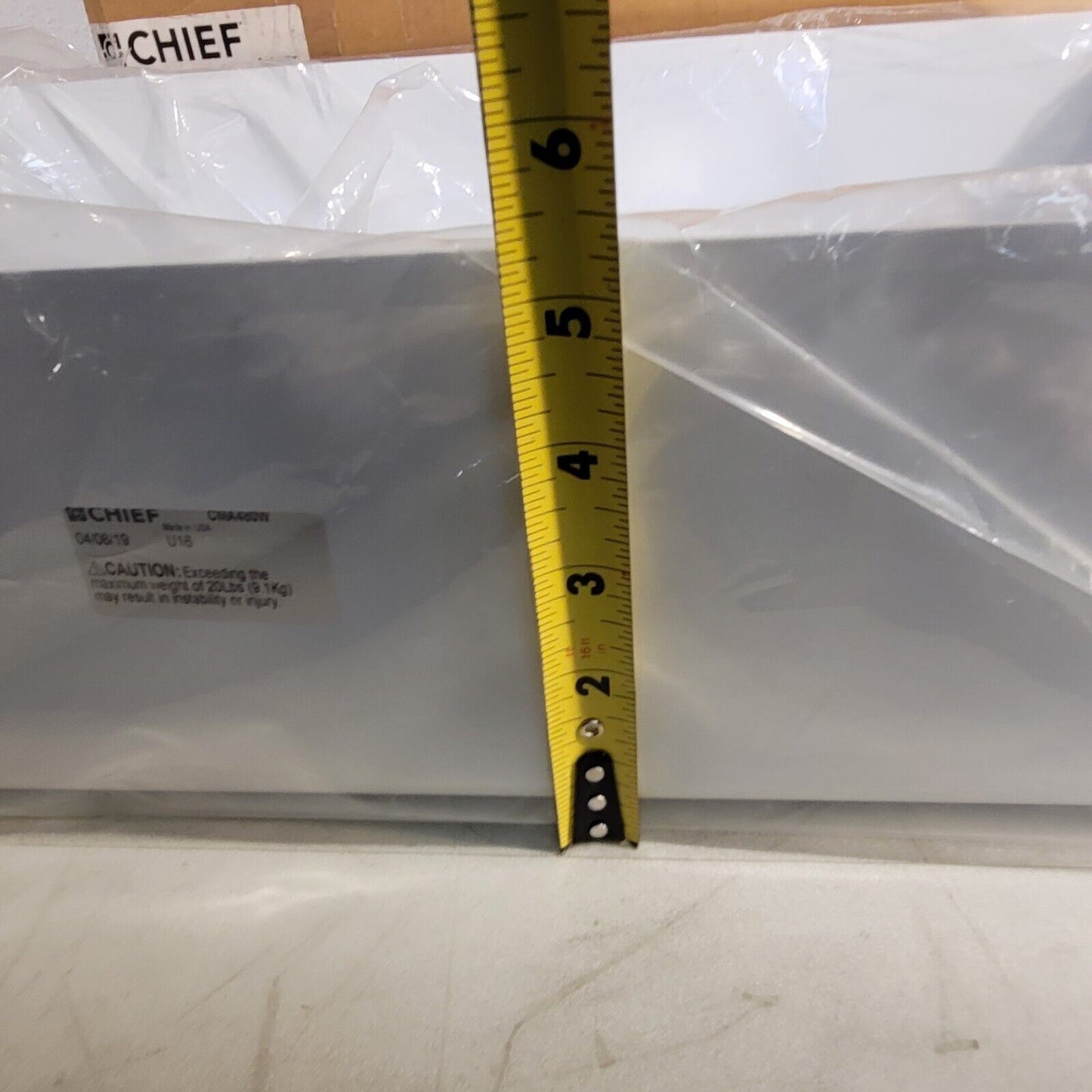 Chief CMA480W Column Storage Shelf White