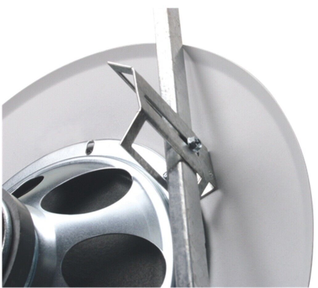 Atlas Sound EZHD72W 8" Pre-Assembled ceiling Speaker Baffle