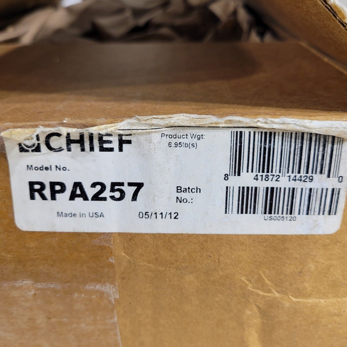 Chief RPA257 Custom Projector Mount
