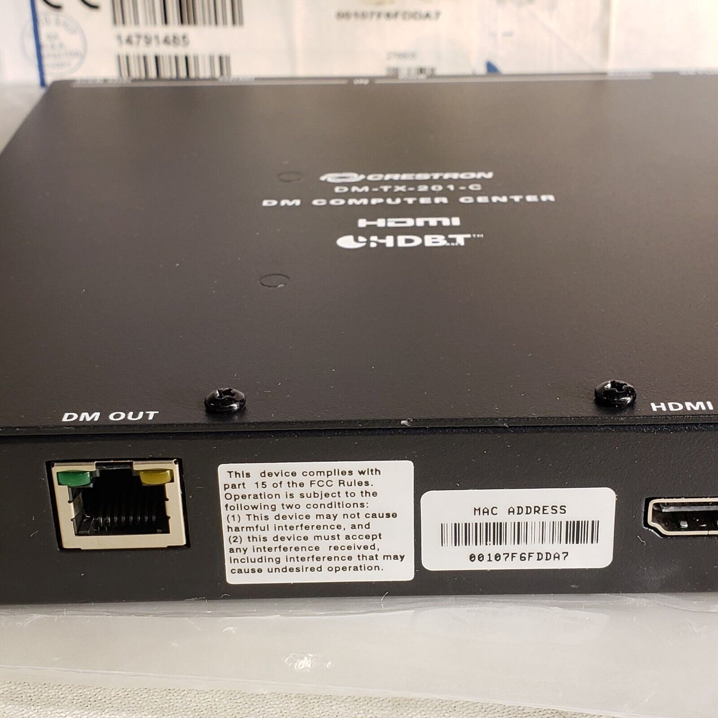Crestron DM-TX-201-C DigitalMedia 8G+� Transmitter 201